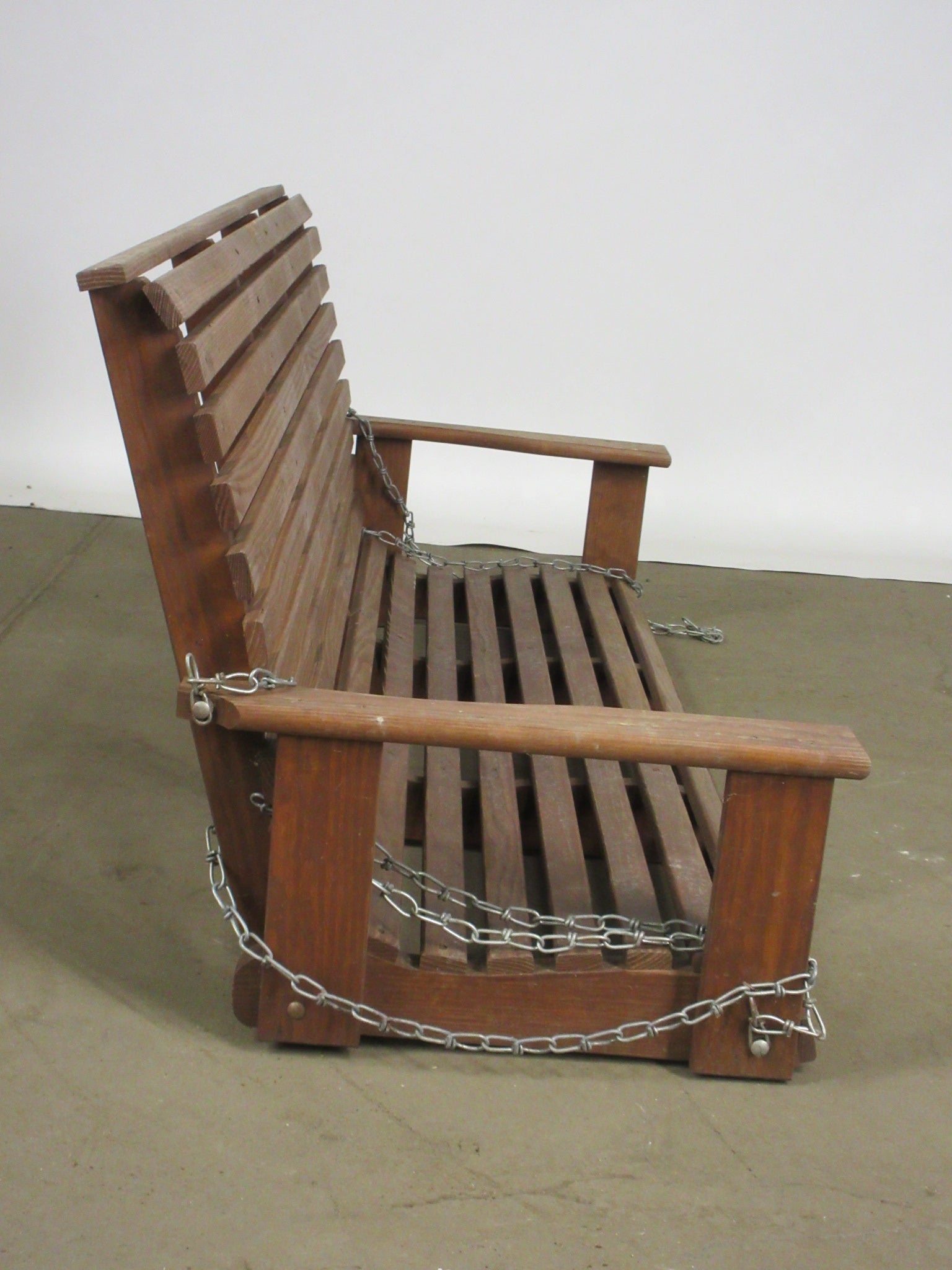 Wooden Hanging Porch Swing