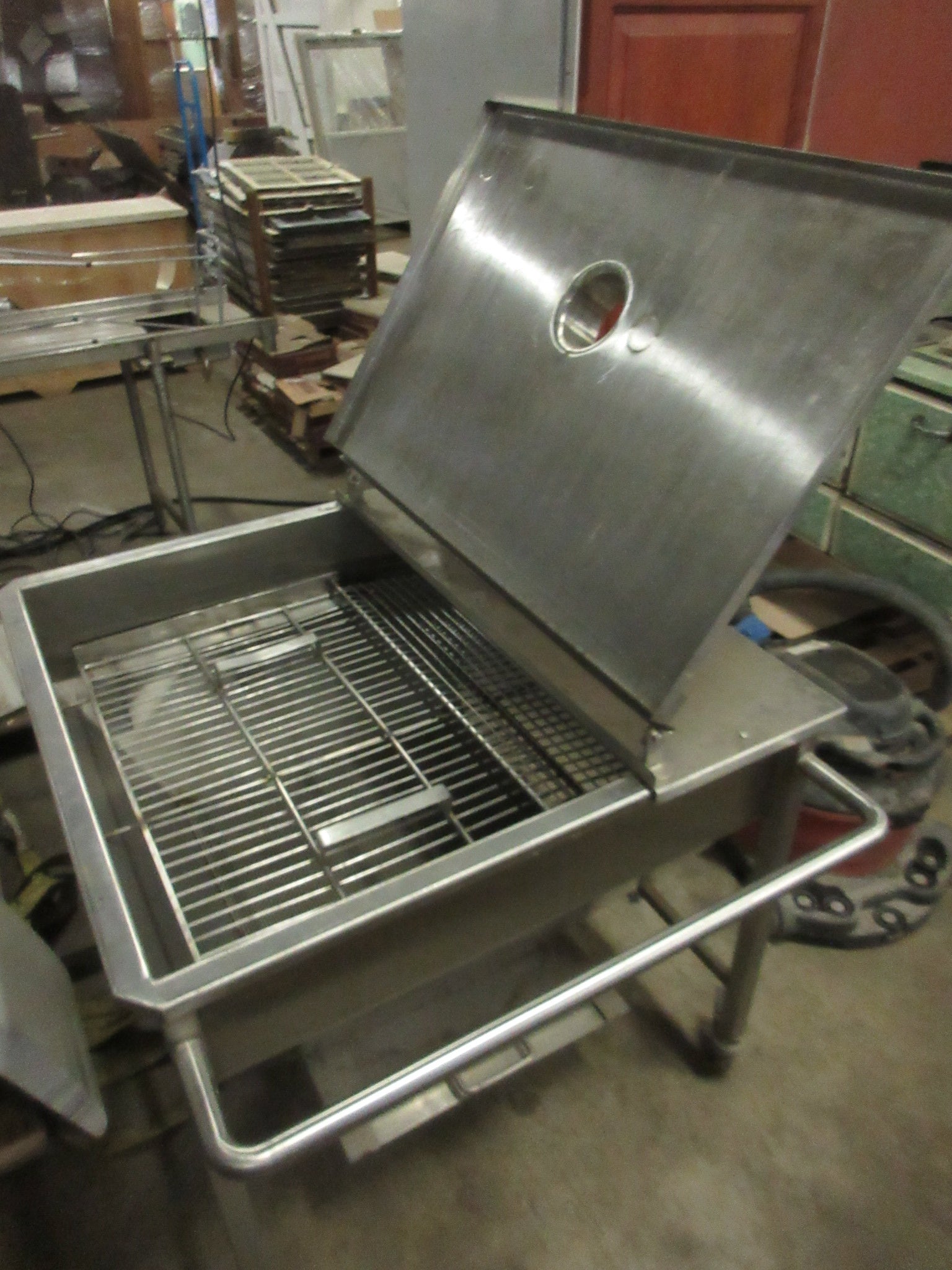 Stainless Steel Smoker Grill - Commercial Grade