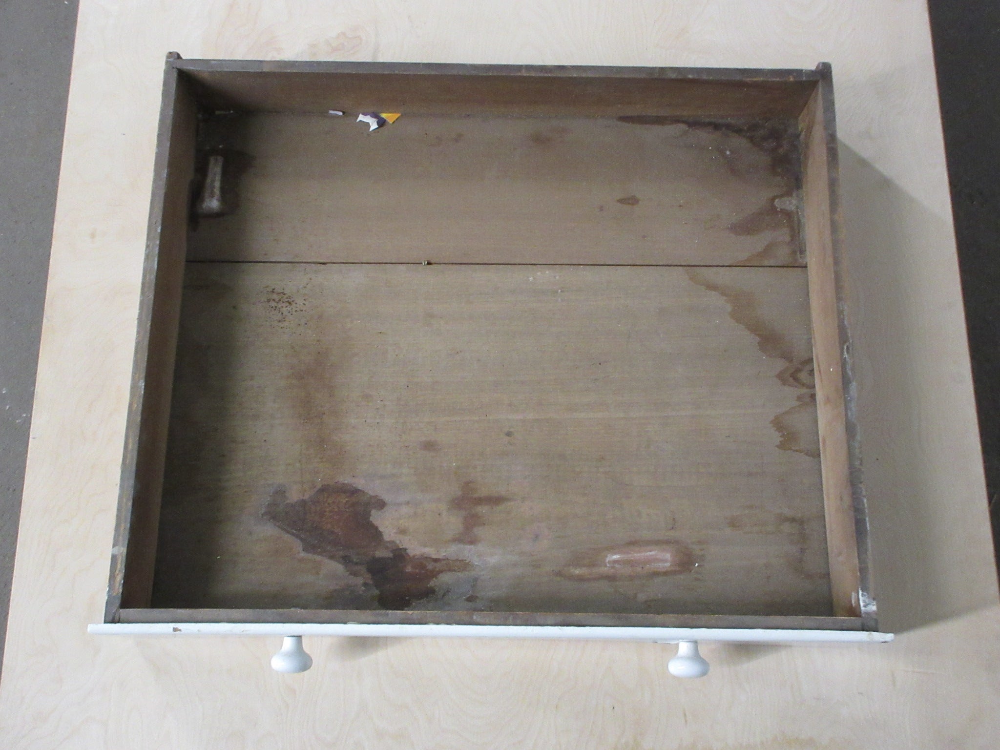 Dual Pull Wooden Drawer