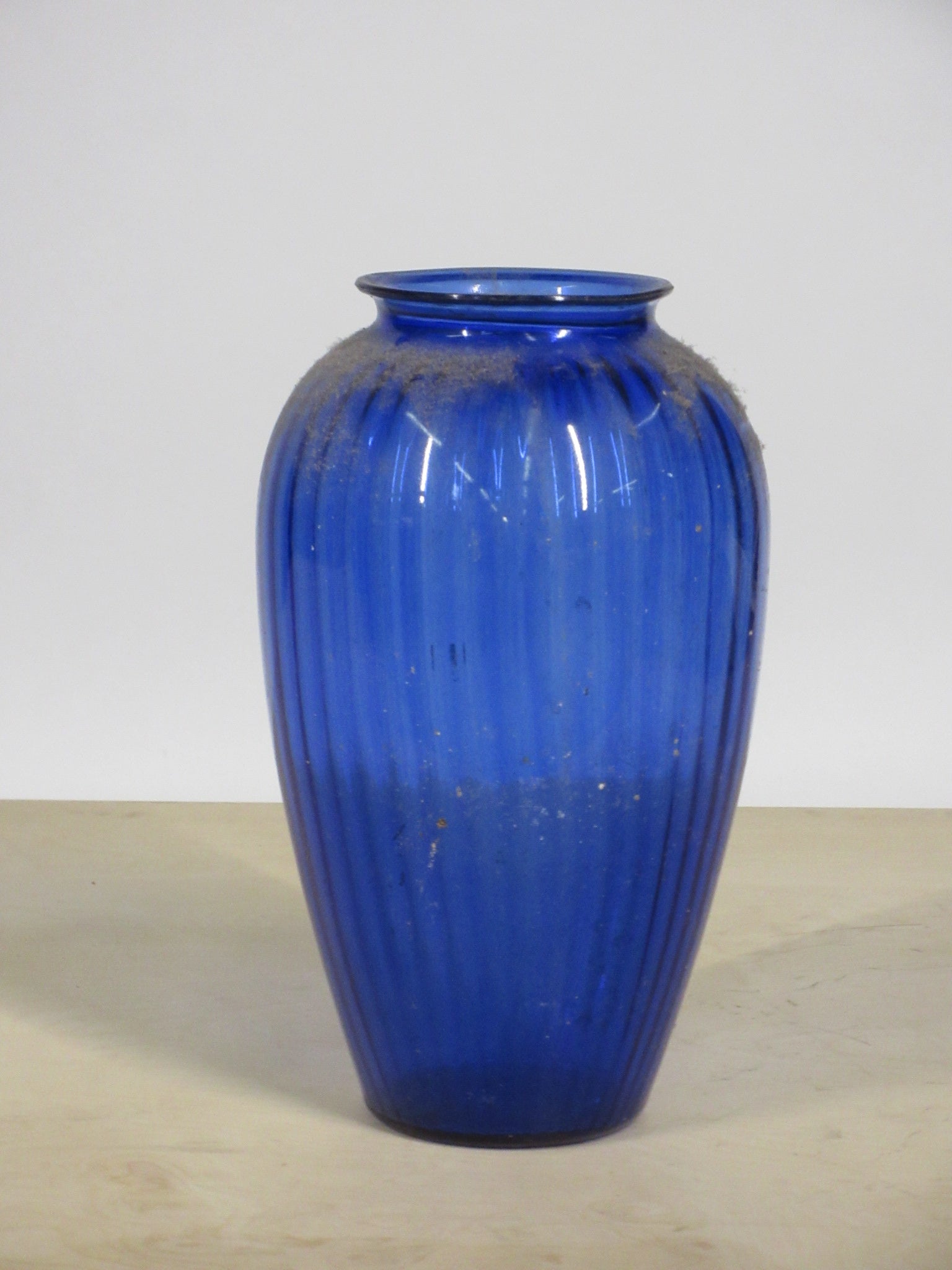 Blue Glass Vase