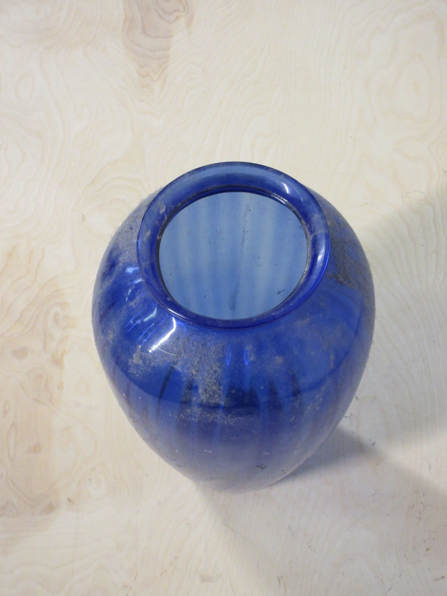 Blue Glass Vase