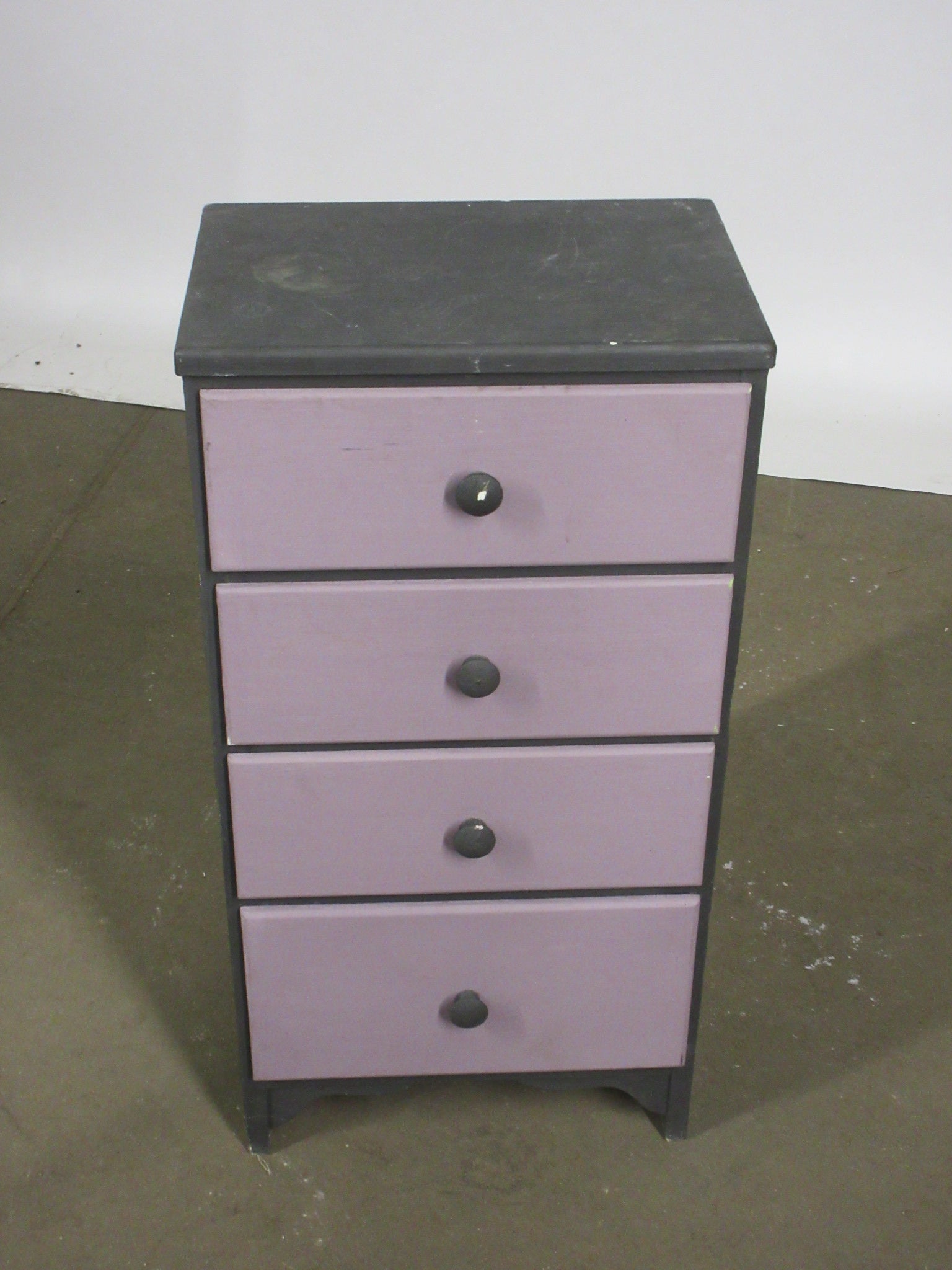Four Drawer Painted Night Stand