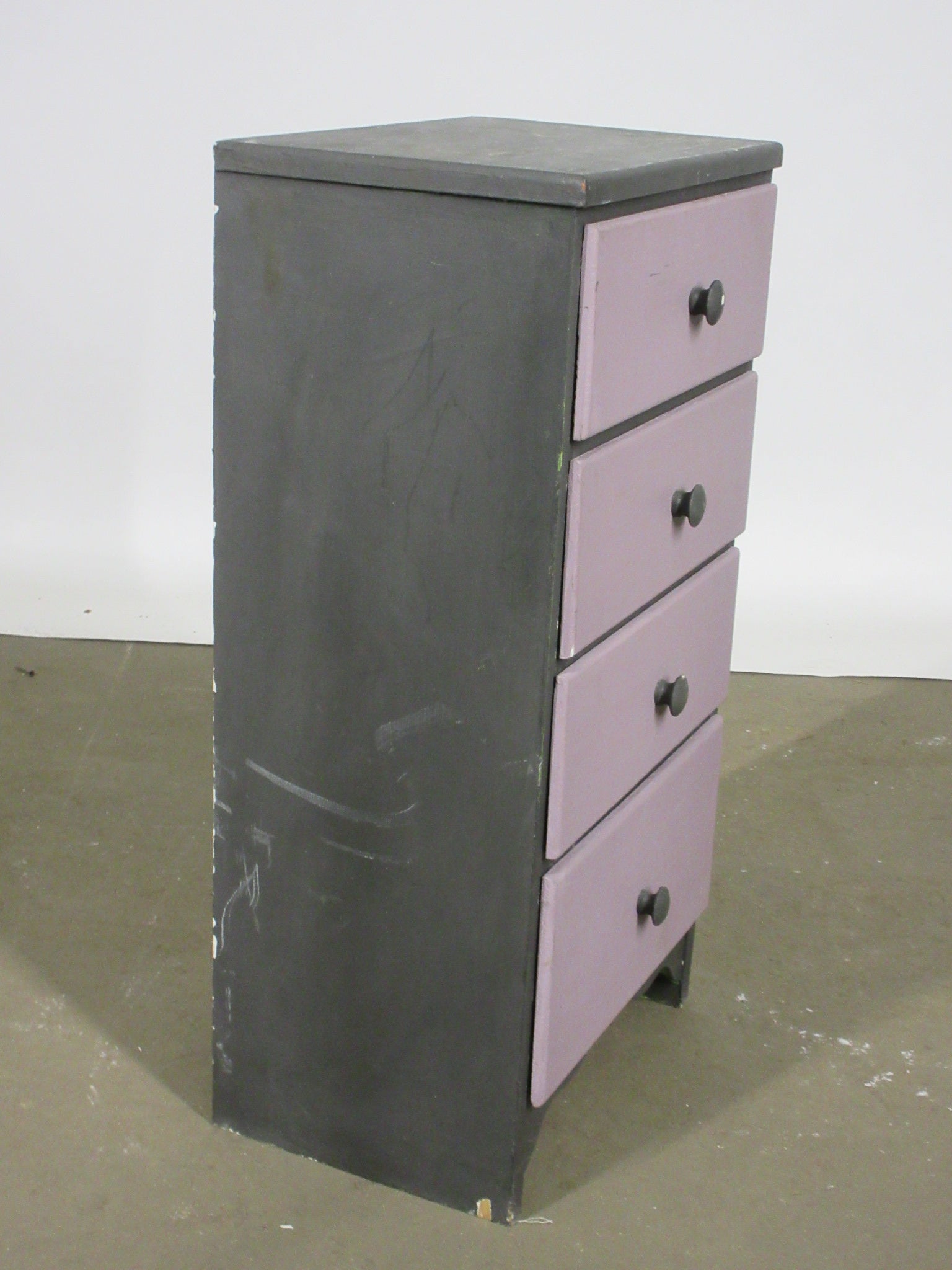 Four Drawer Painted Night Stand