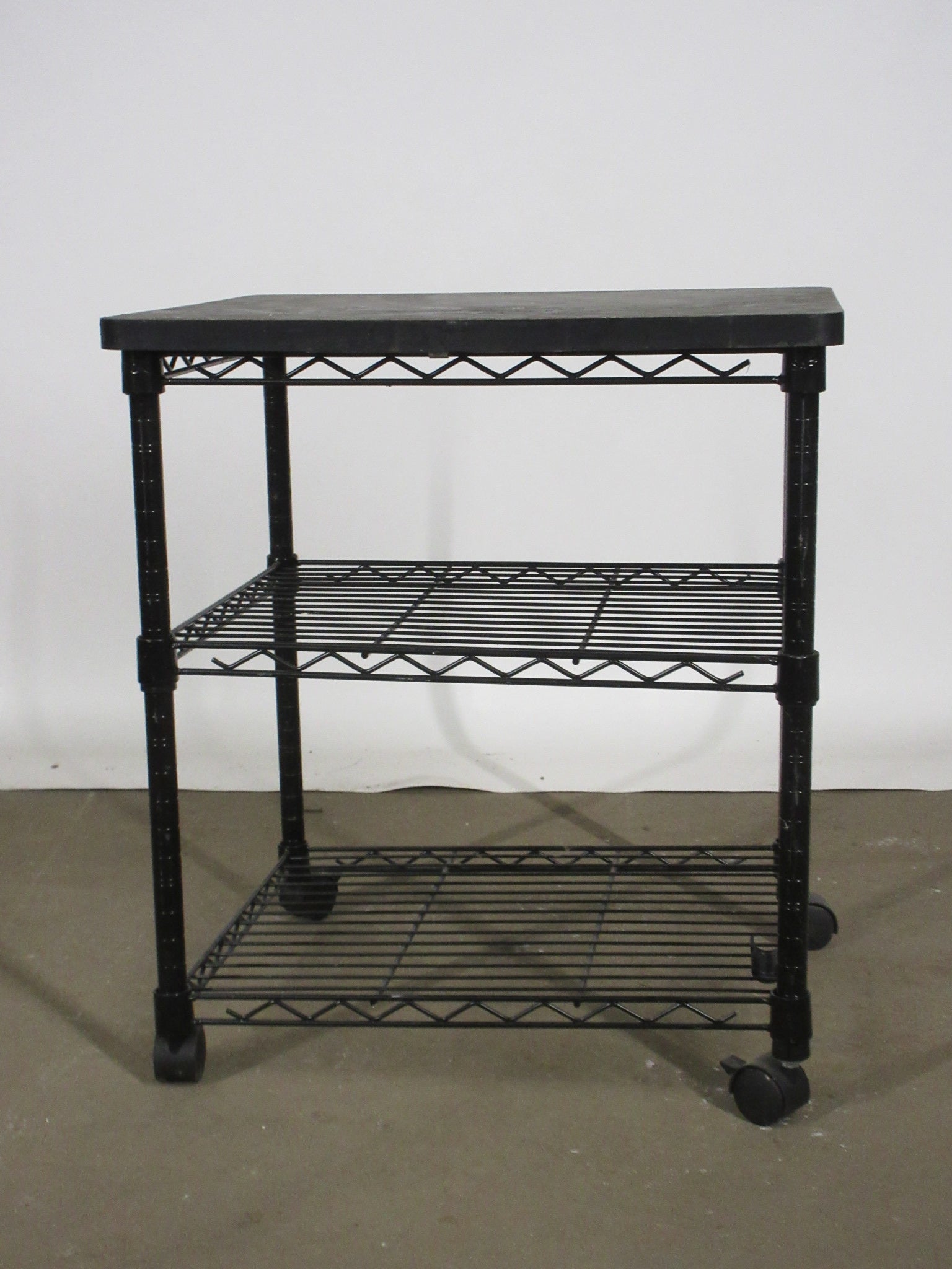 Shelved Table Cart on Casters