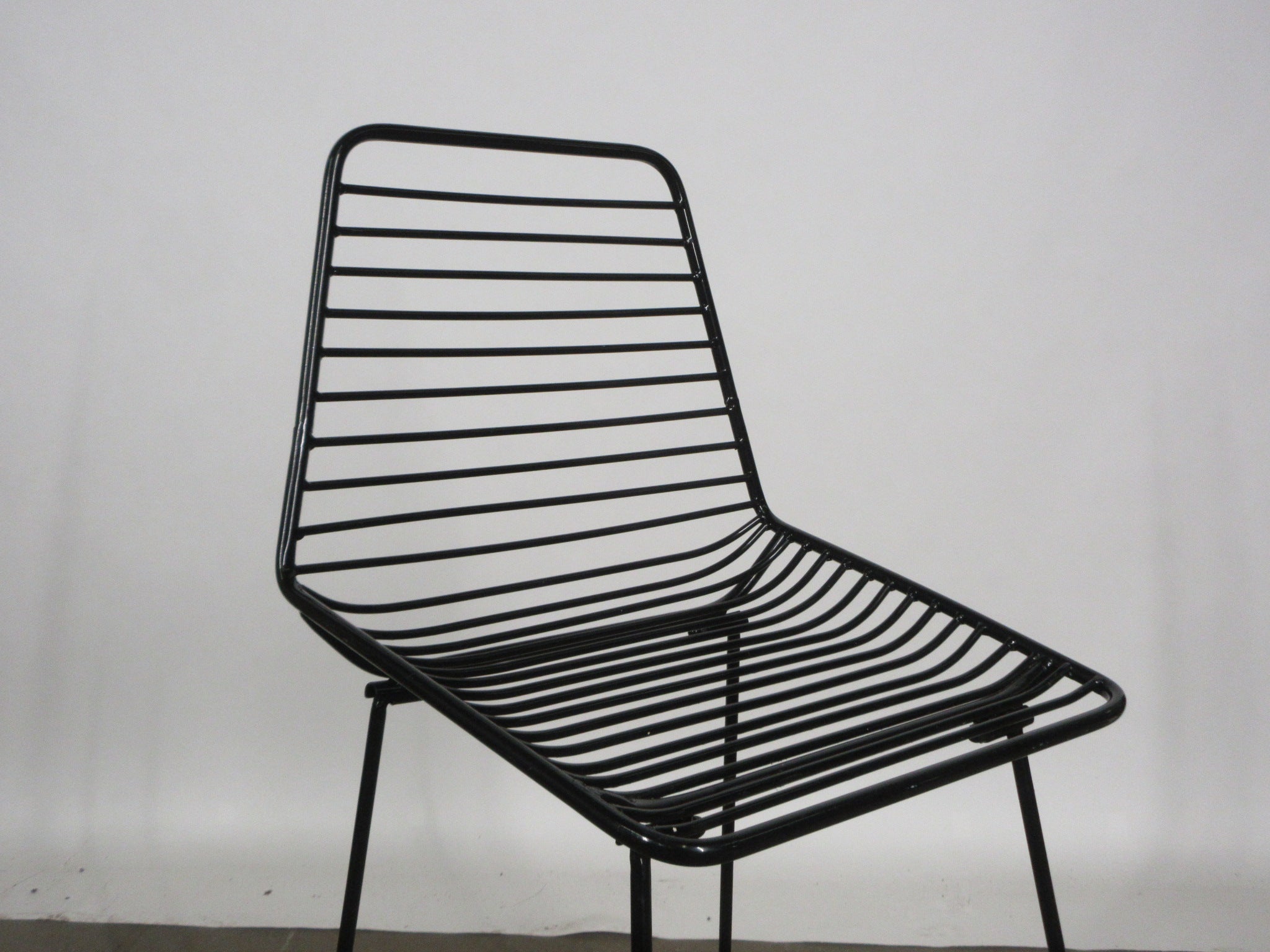 Metal Stool with Back