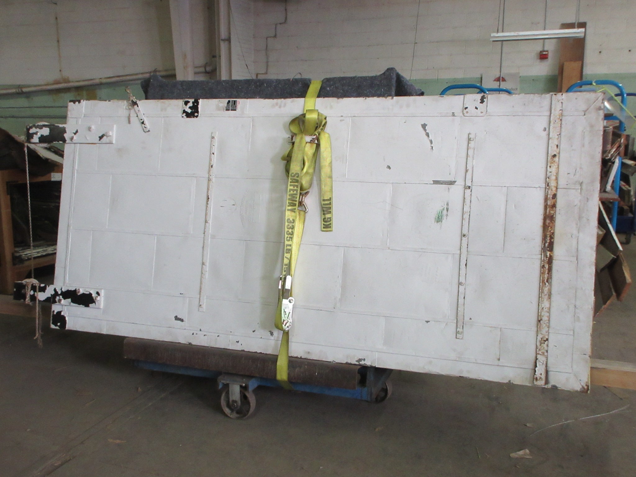 Industrial Rolling Door with Track 96" x 44"
