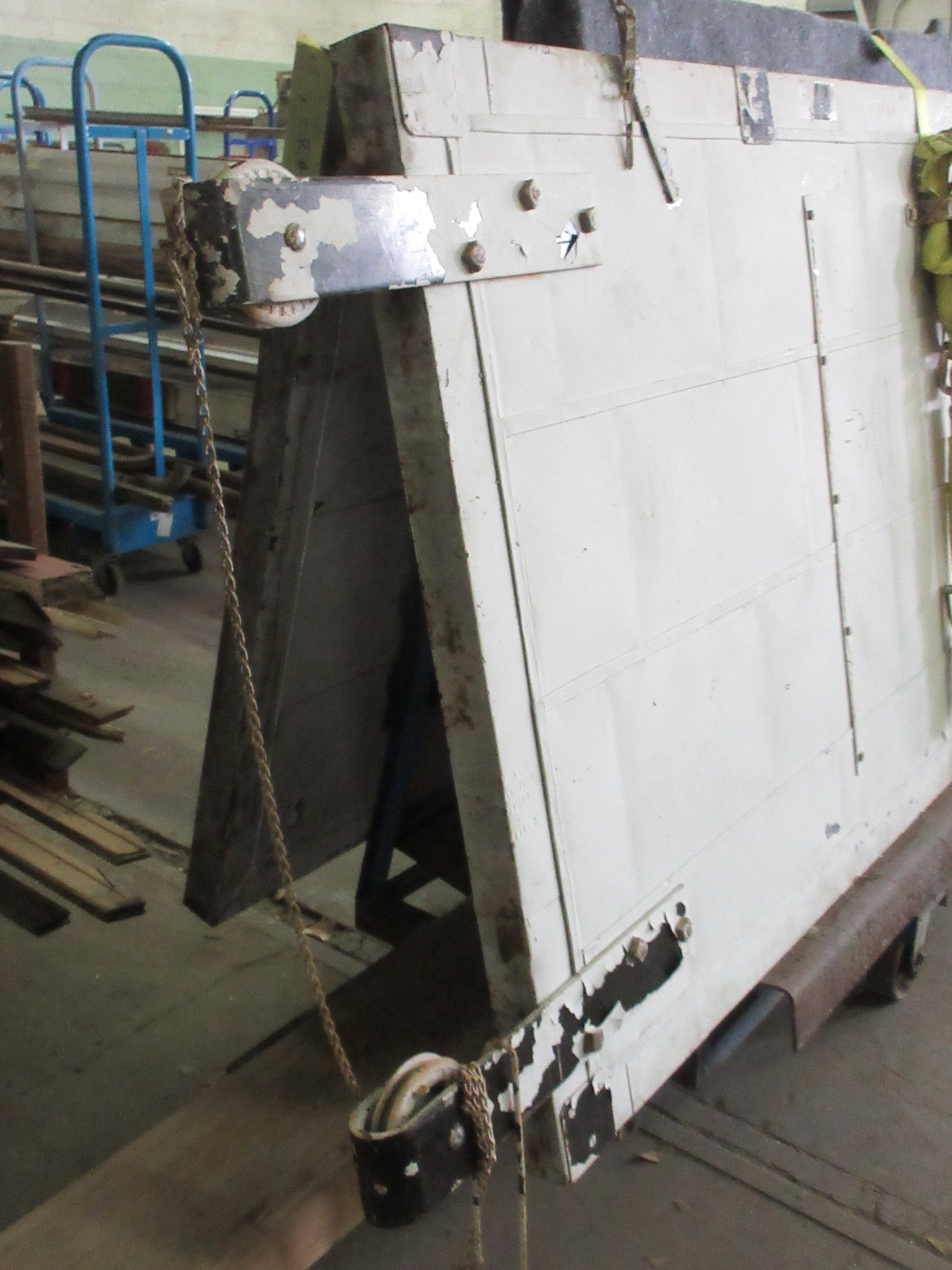 Industrial Rolling Door with Track 96" x 44"