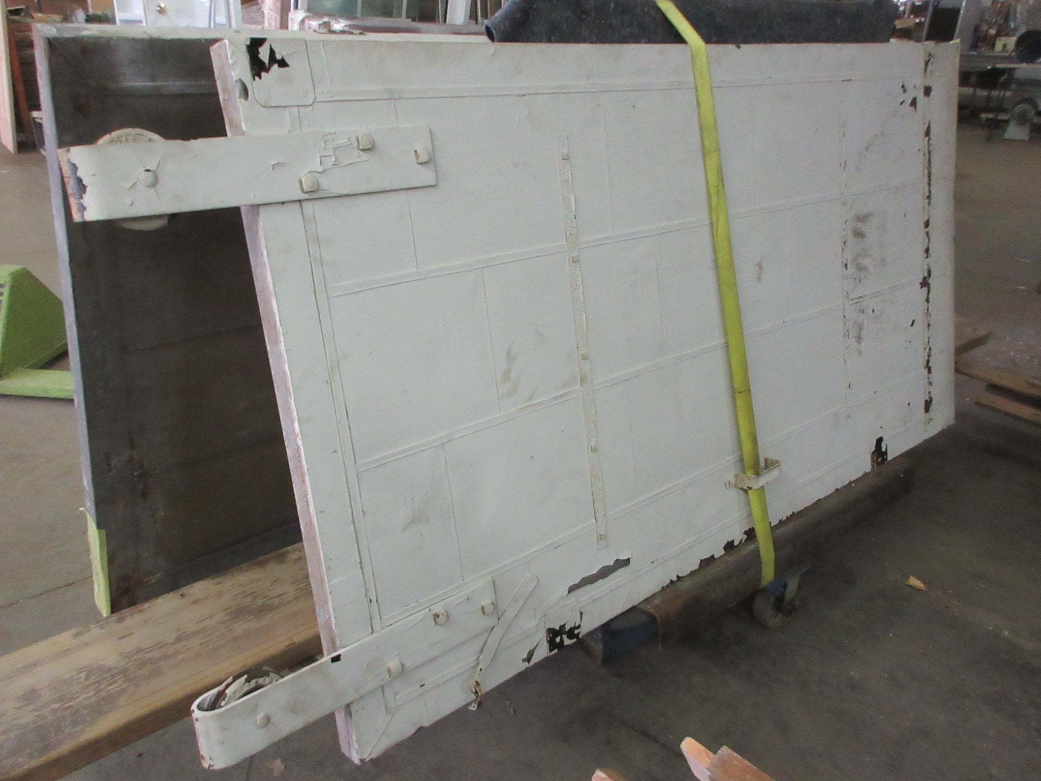 Industrial Rolling Door with Track 84 1/4" x 44"
