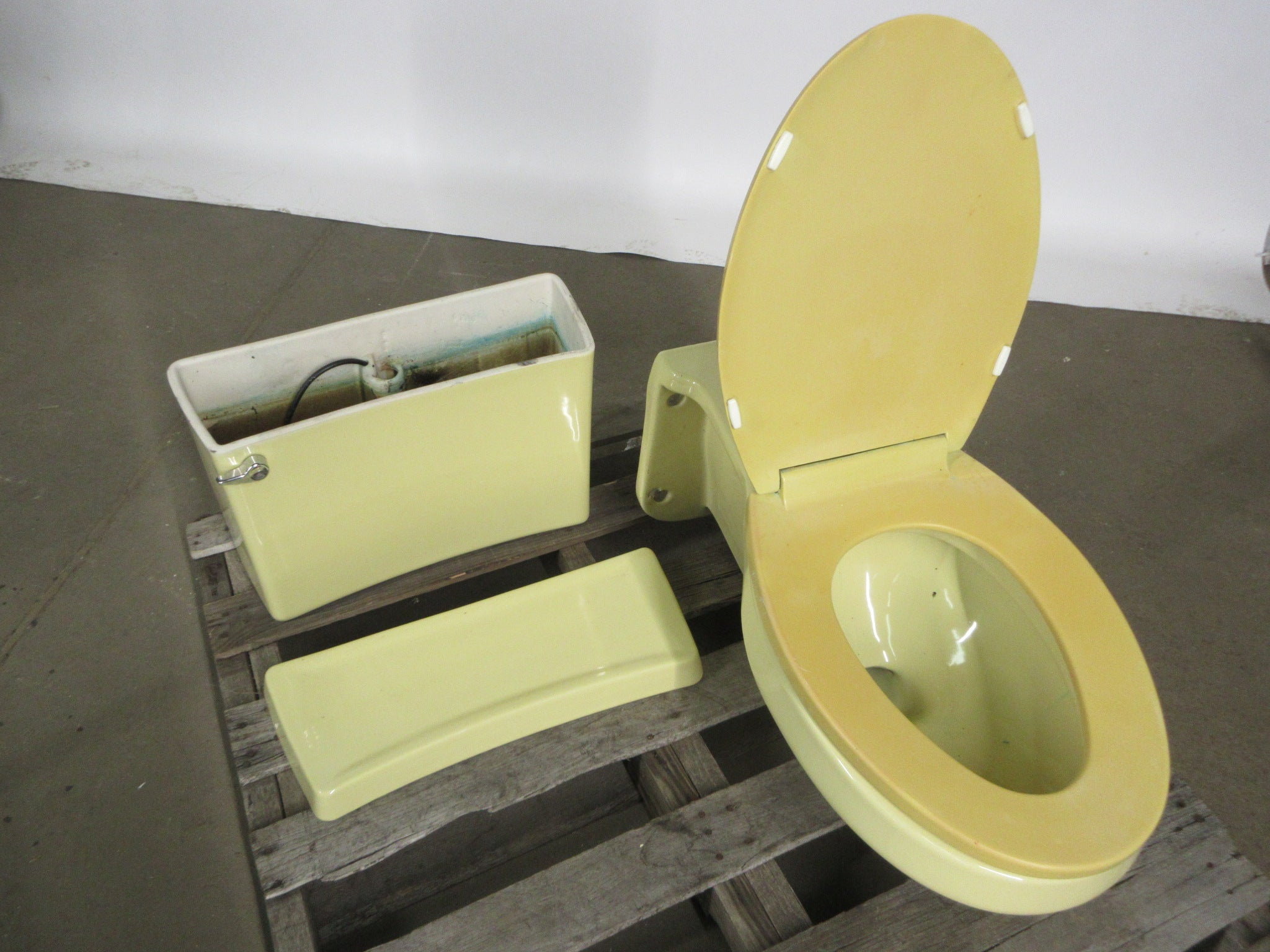 Eljer Yellow Wall Mount Toilet
