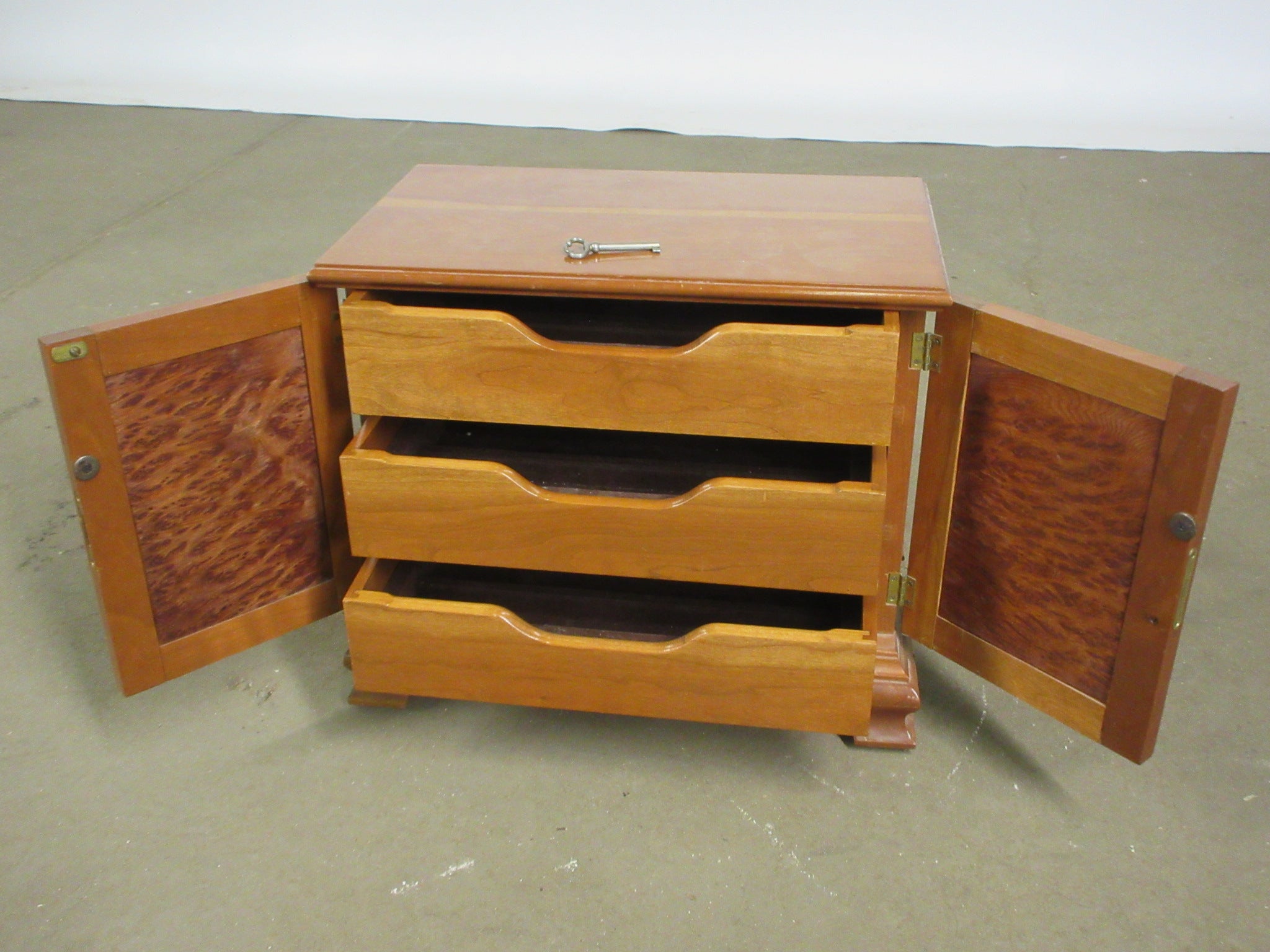 Cherry Jewelry Box with Key