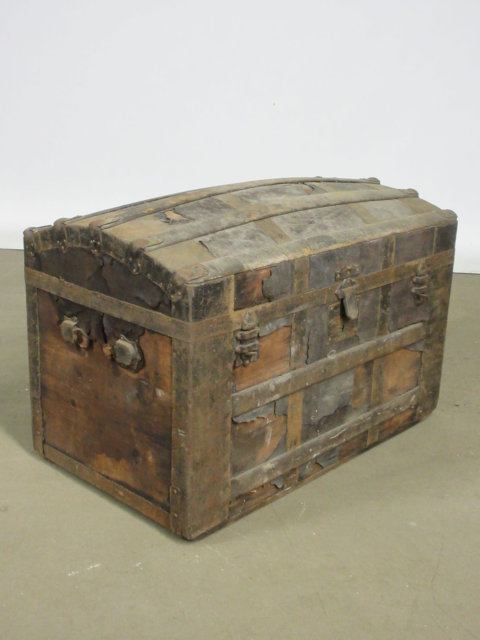 Antique Wooden Trunk