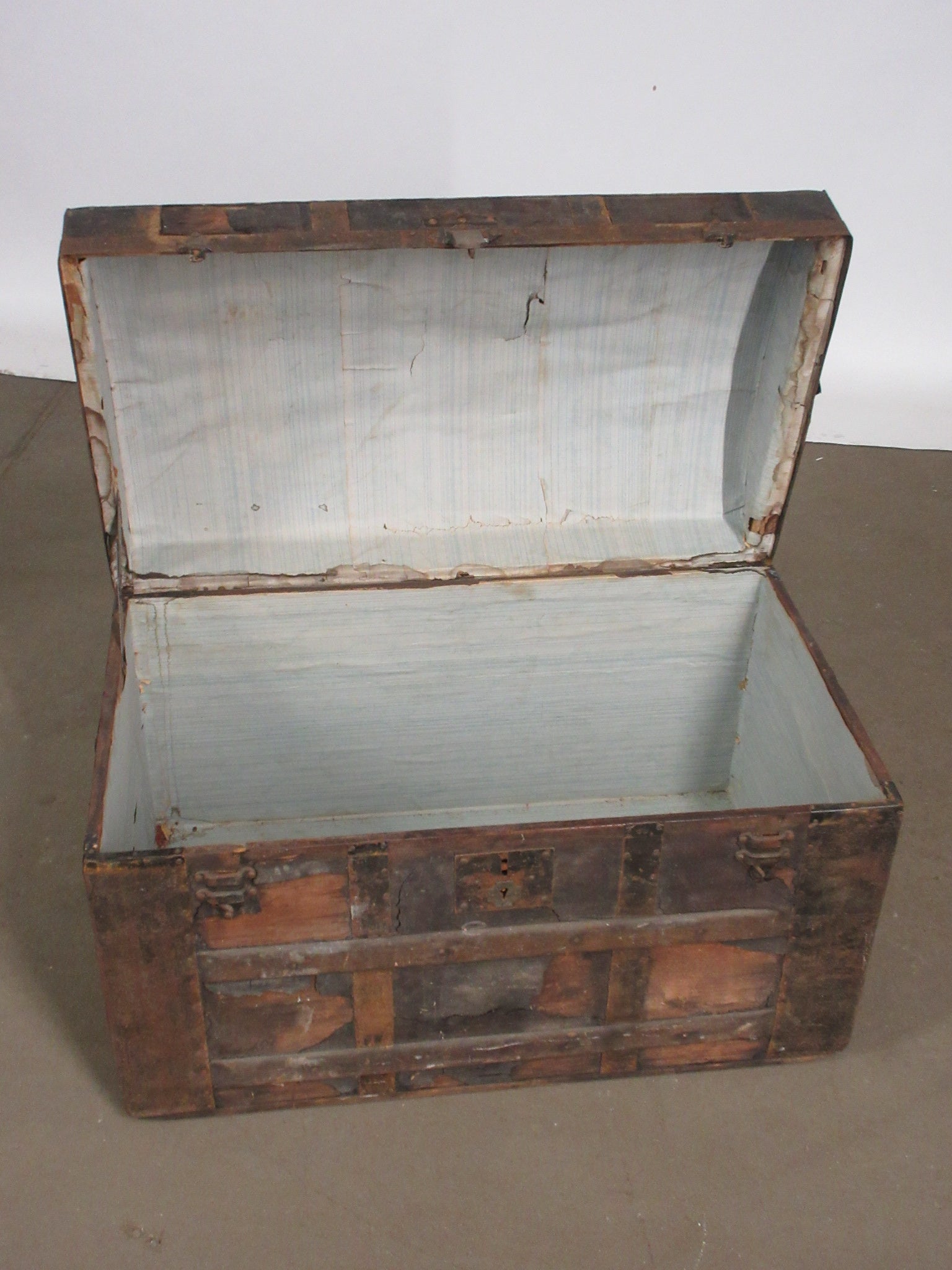 Antique Wooden Trunk