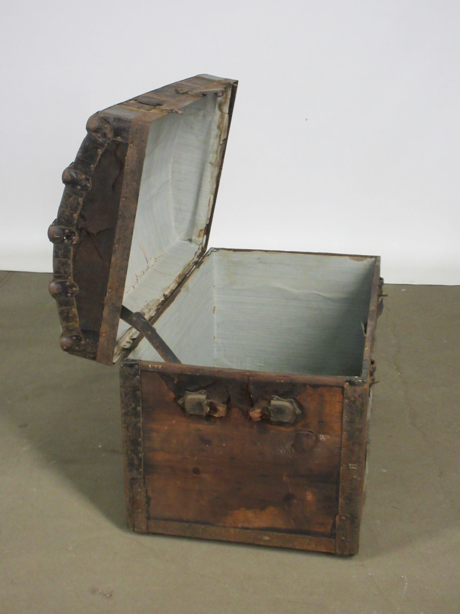 Antique Wooden Trunk