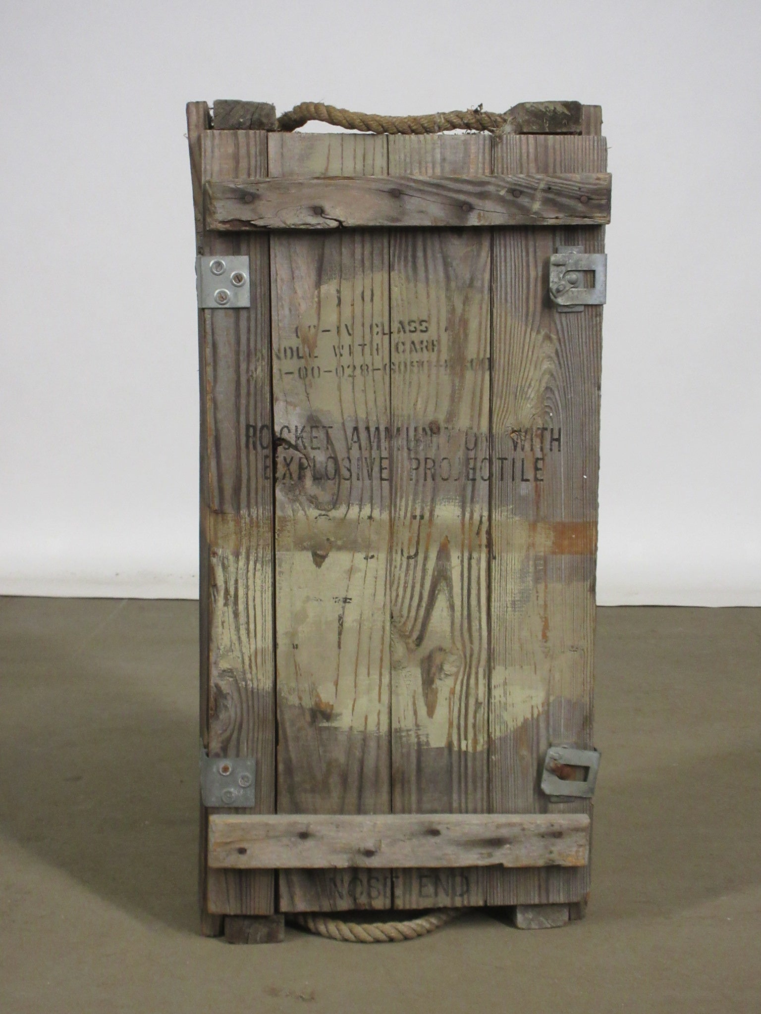 Vintage Wooden Ammunition Box