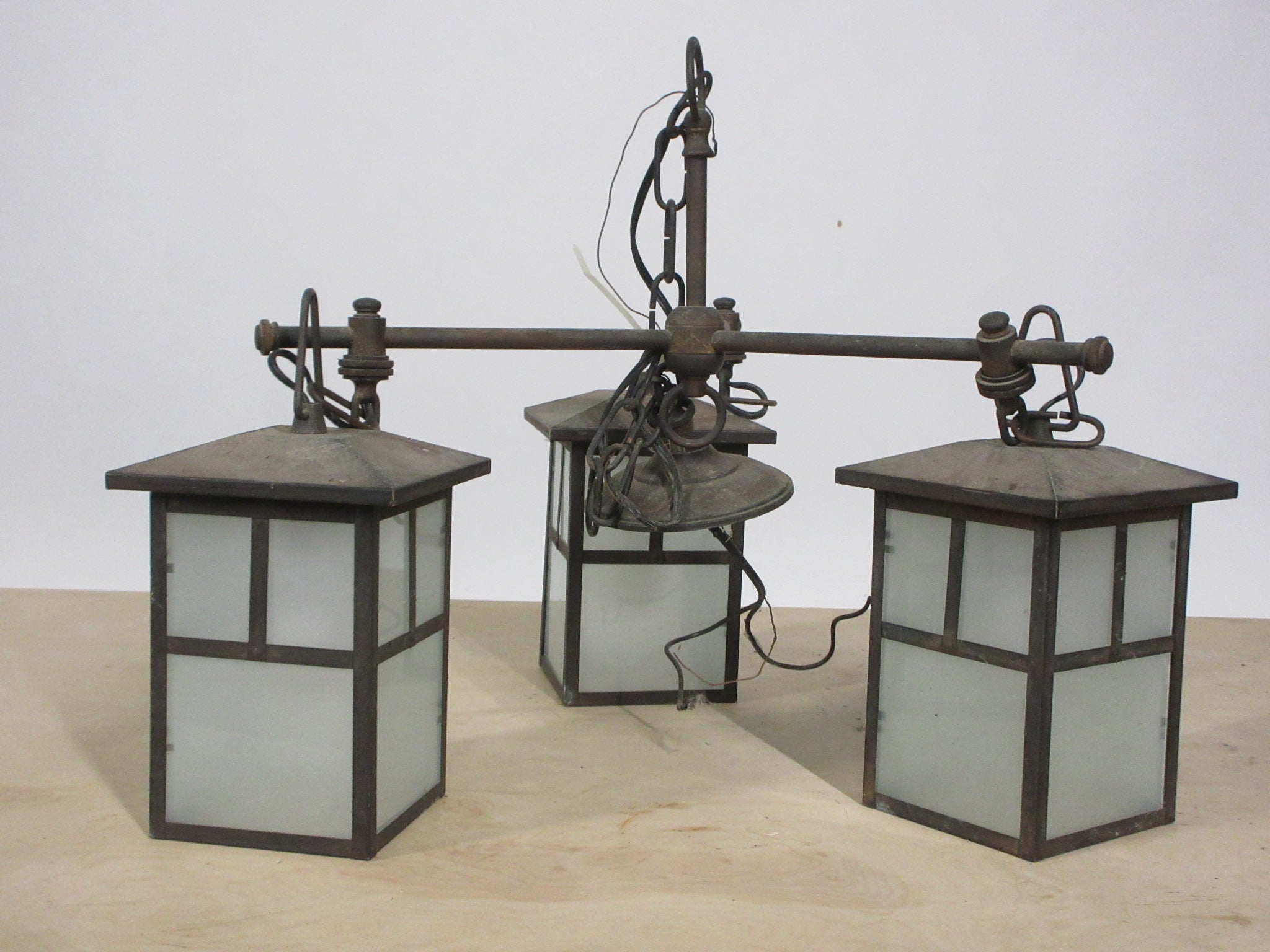 Hinkley Ceiling Mount Three Light Fixture