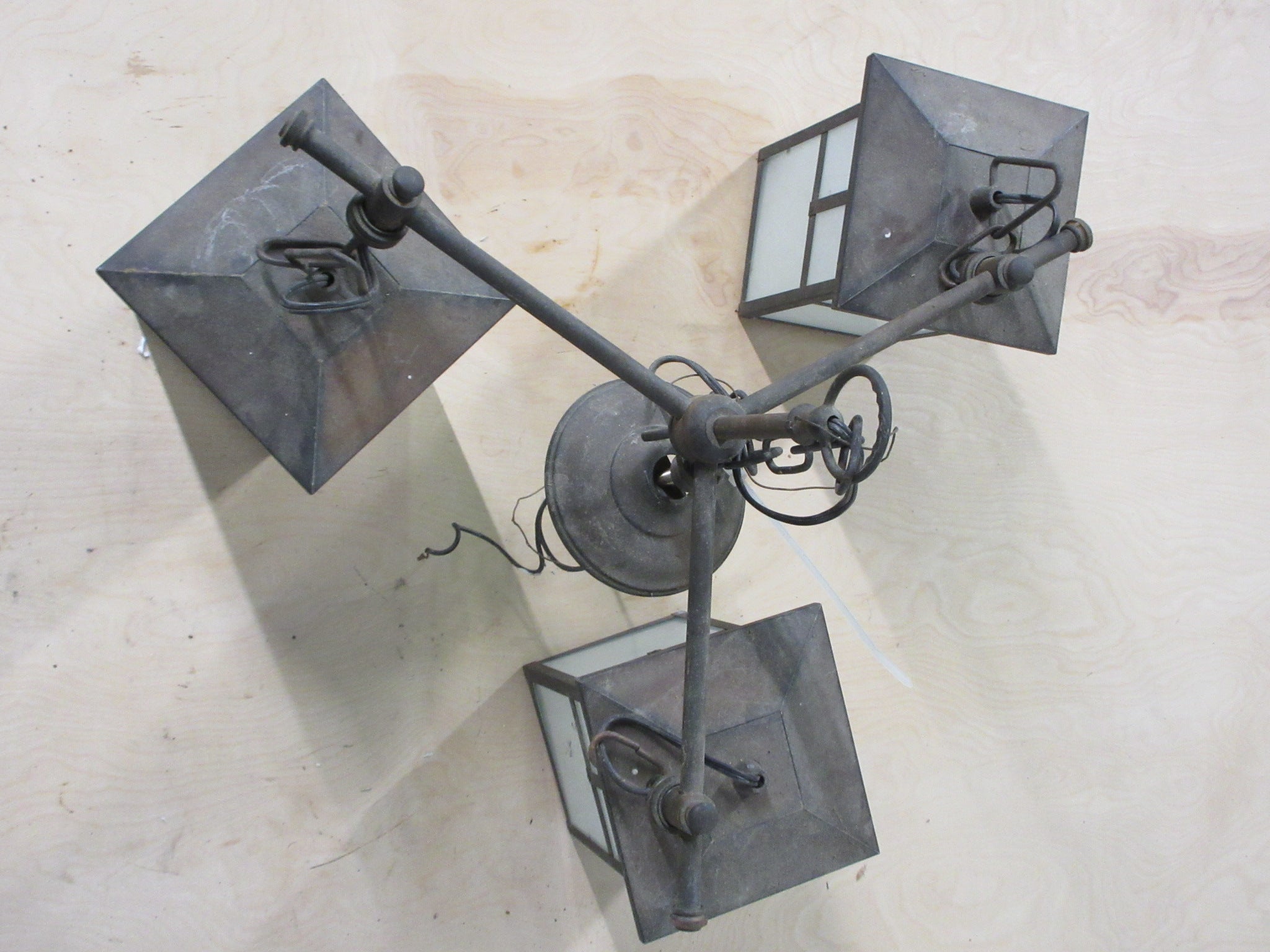 Hinkley Ceiling Mount Three Light Fixture