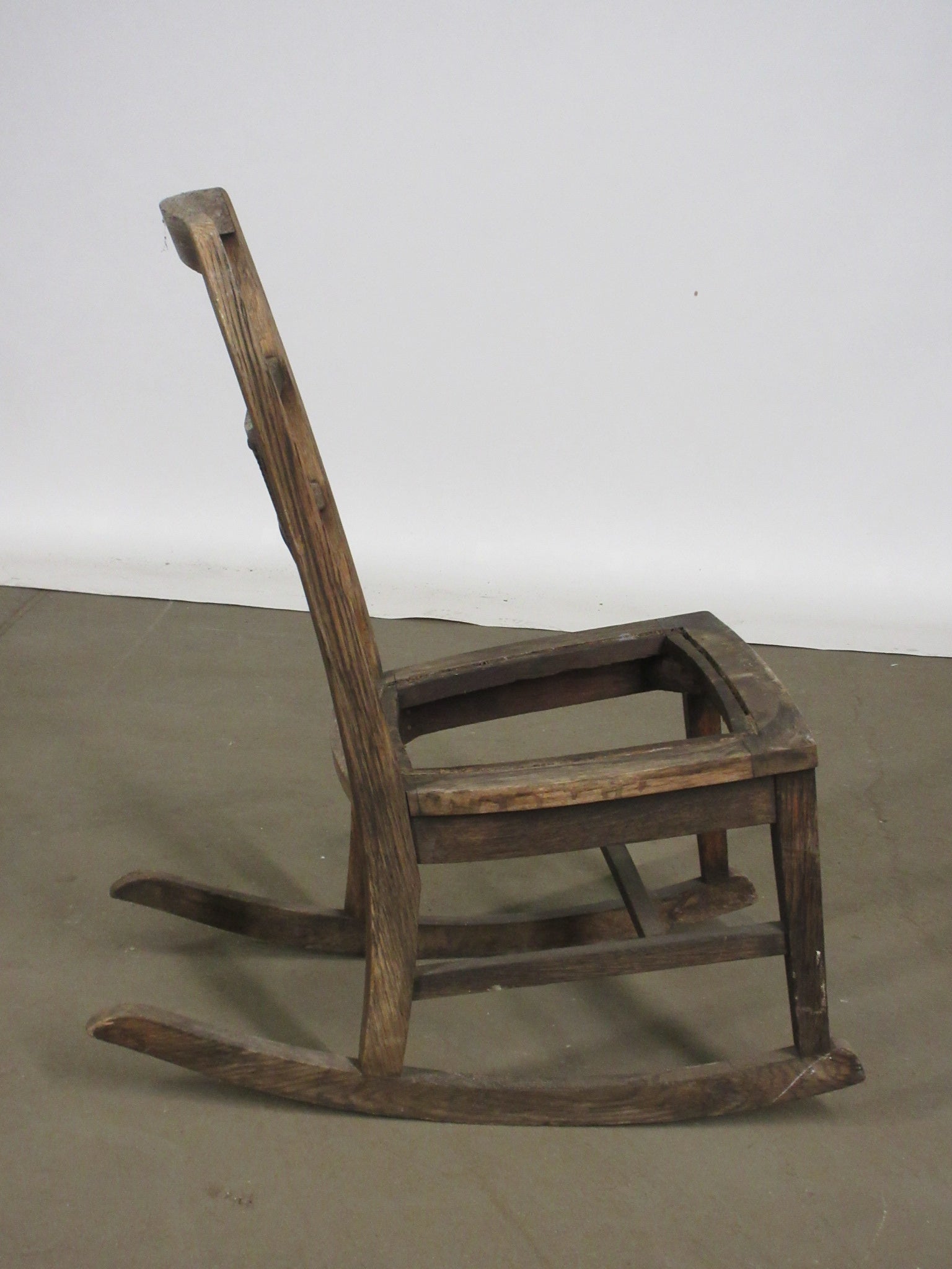 Antique Wooden Rocking Chair Frame