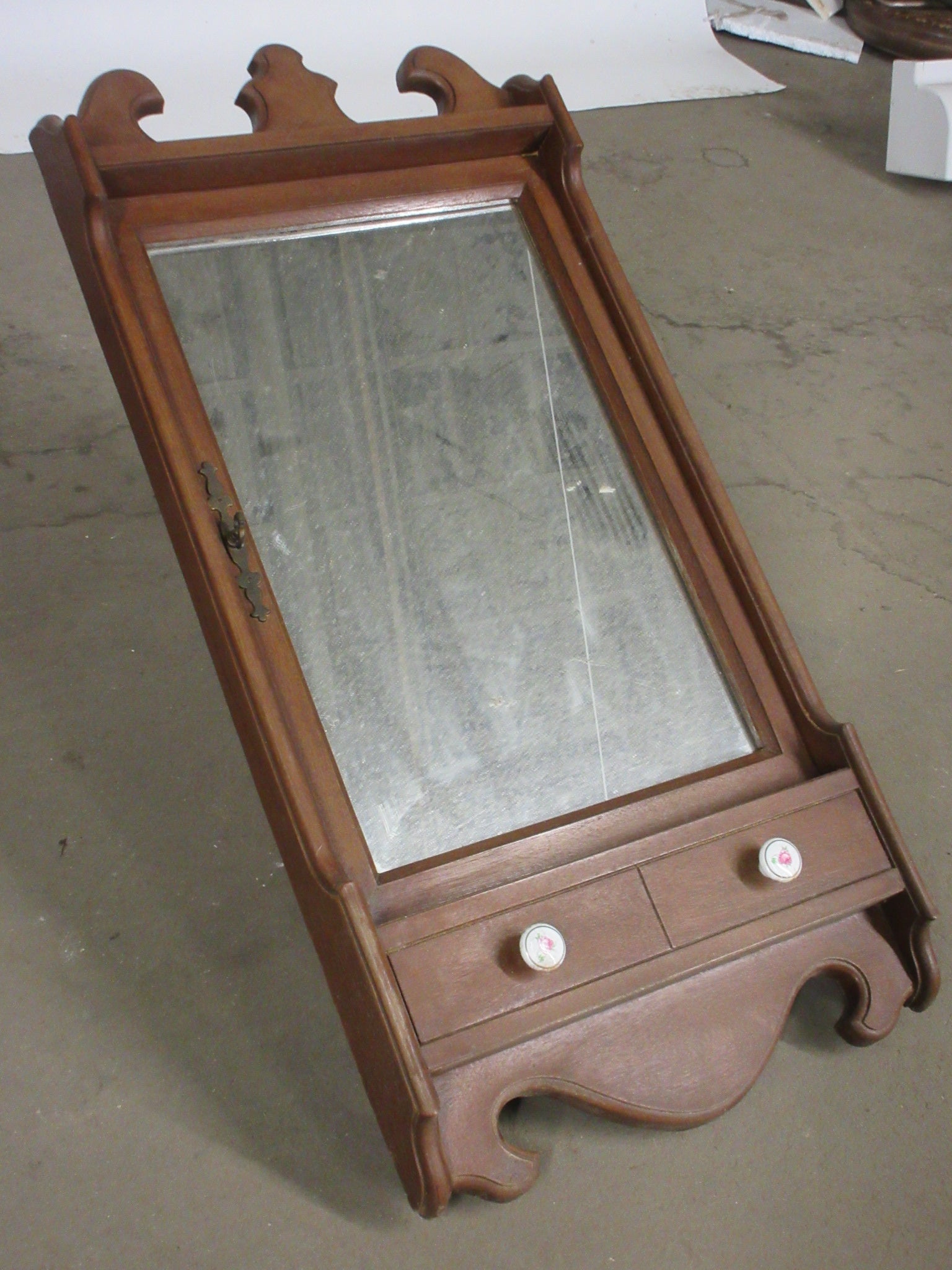 Recessed Wooden Front Medicine Cabinet
