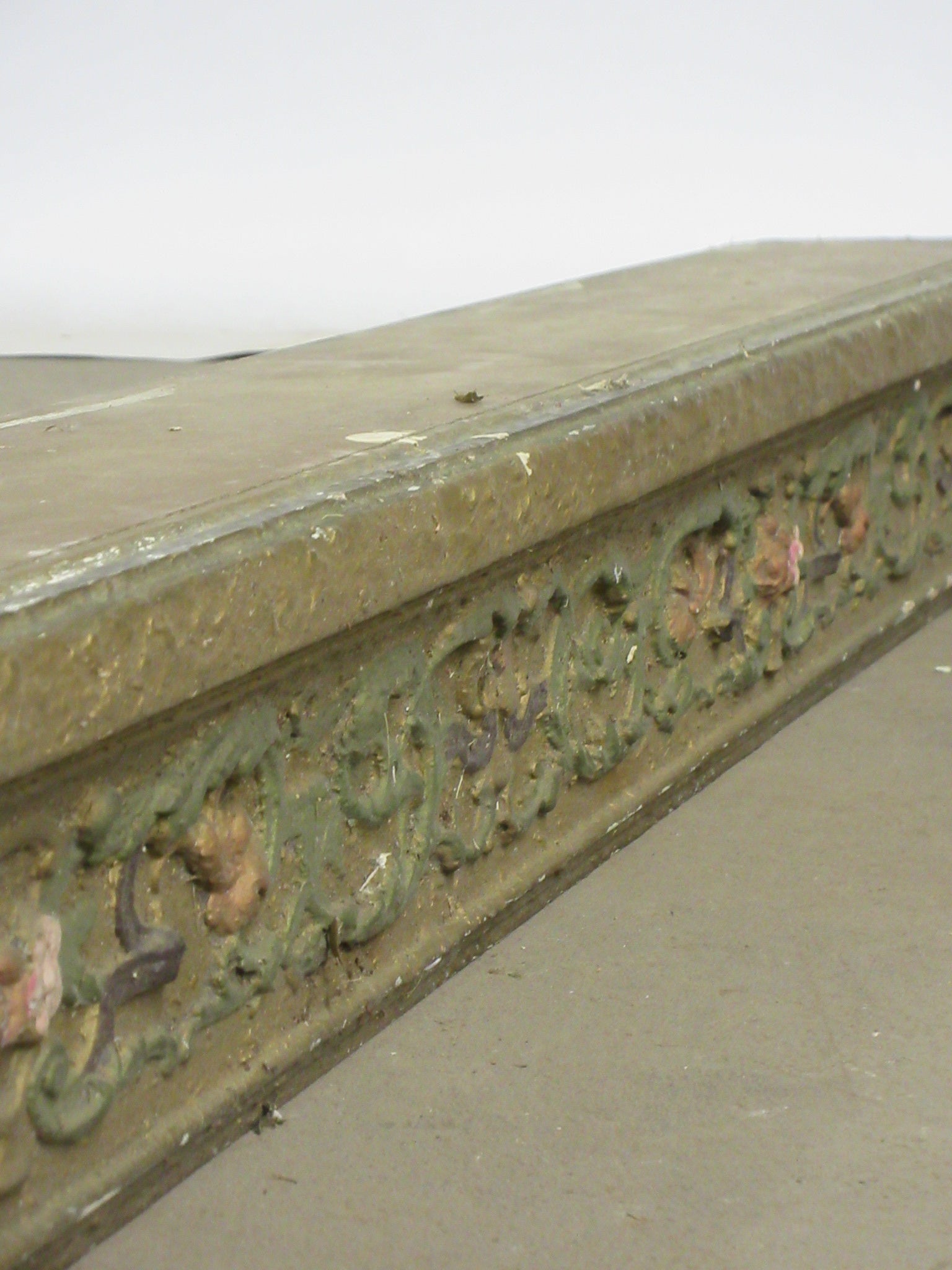 Small Carved Curtain Box Section