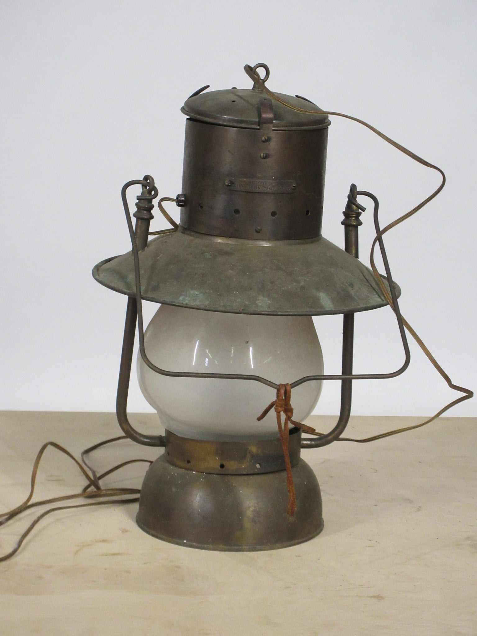 Antique Brass Pullman Silver Palace Car Co. Lantern