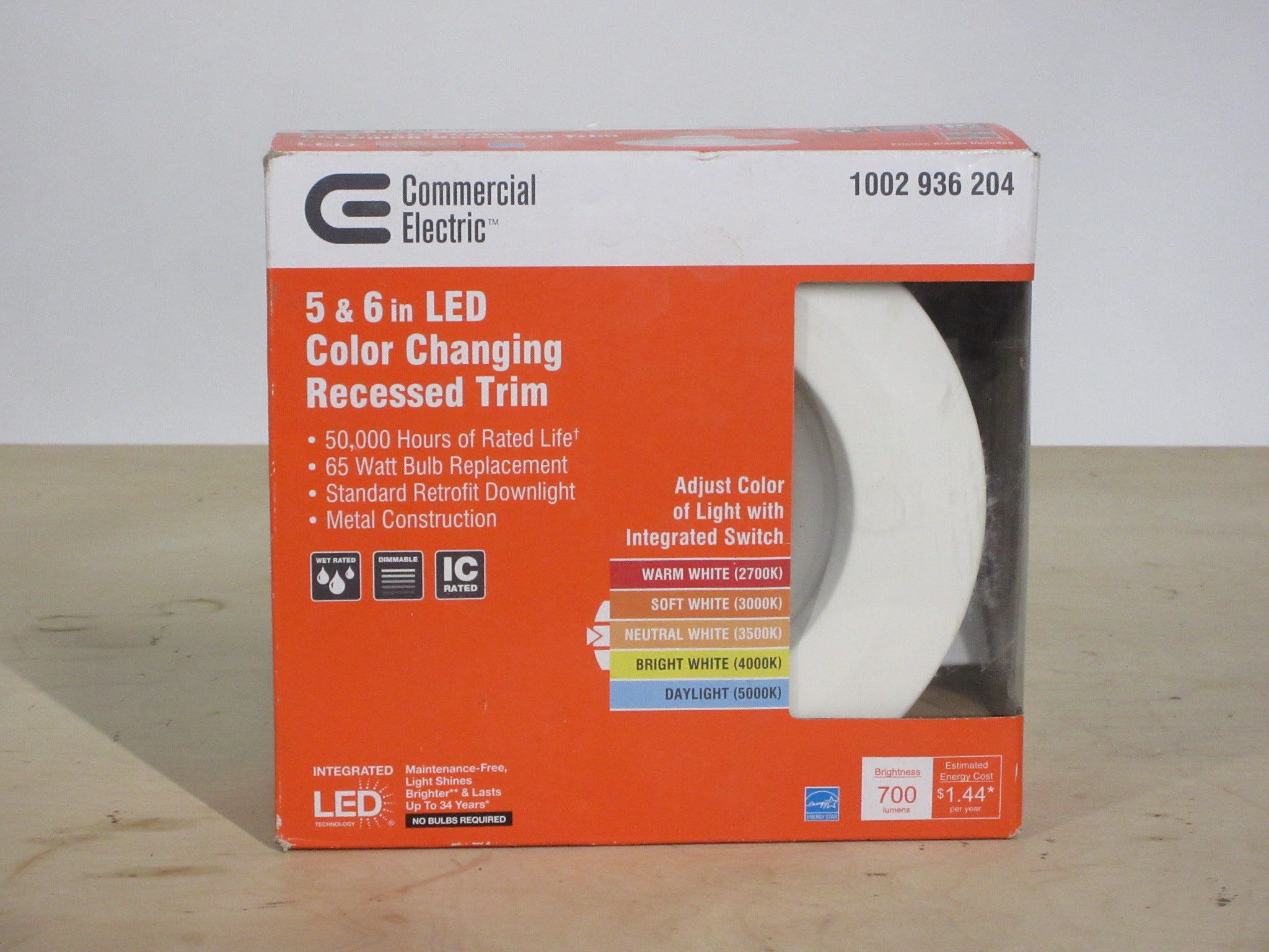 Commercial Electric Recessed LED Light