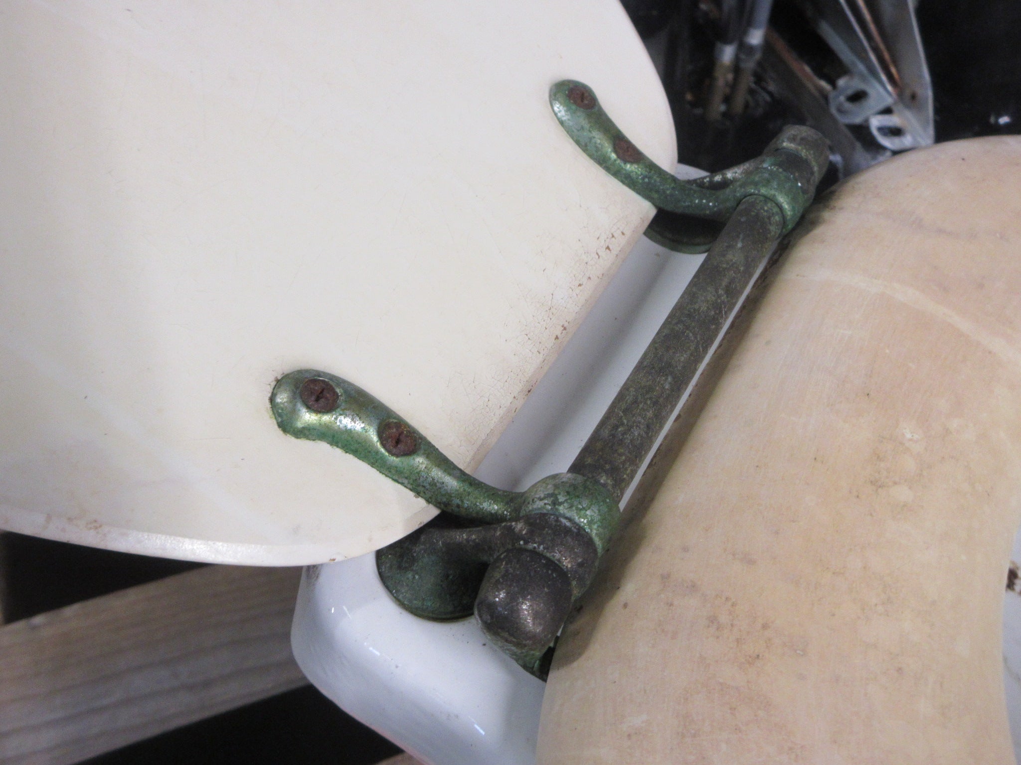 Vintage Toilet with Wall Mount Tank