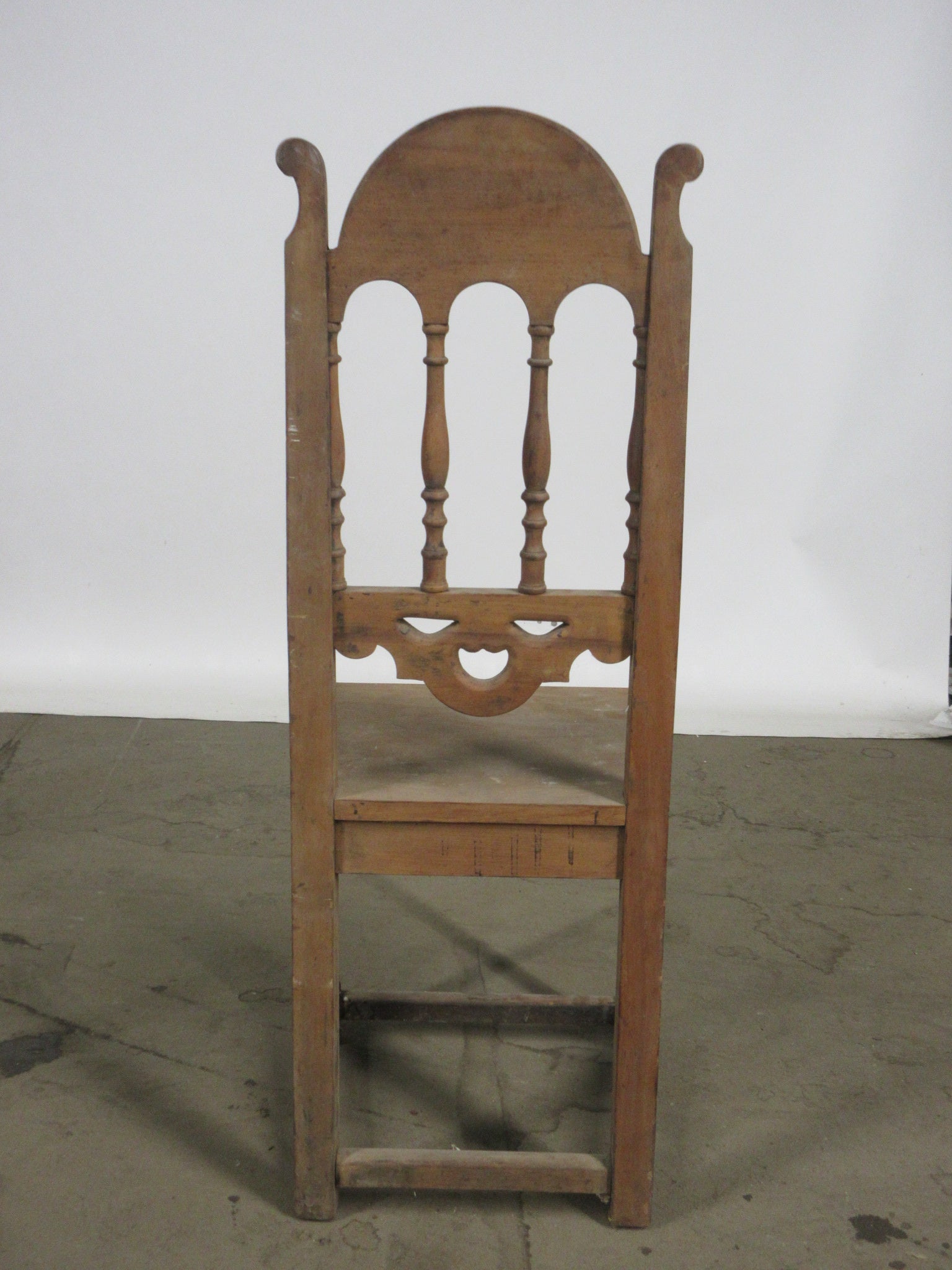 Wooden Carved Spindleback Chair