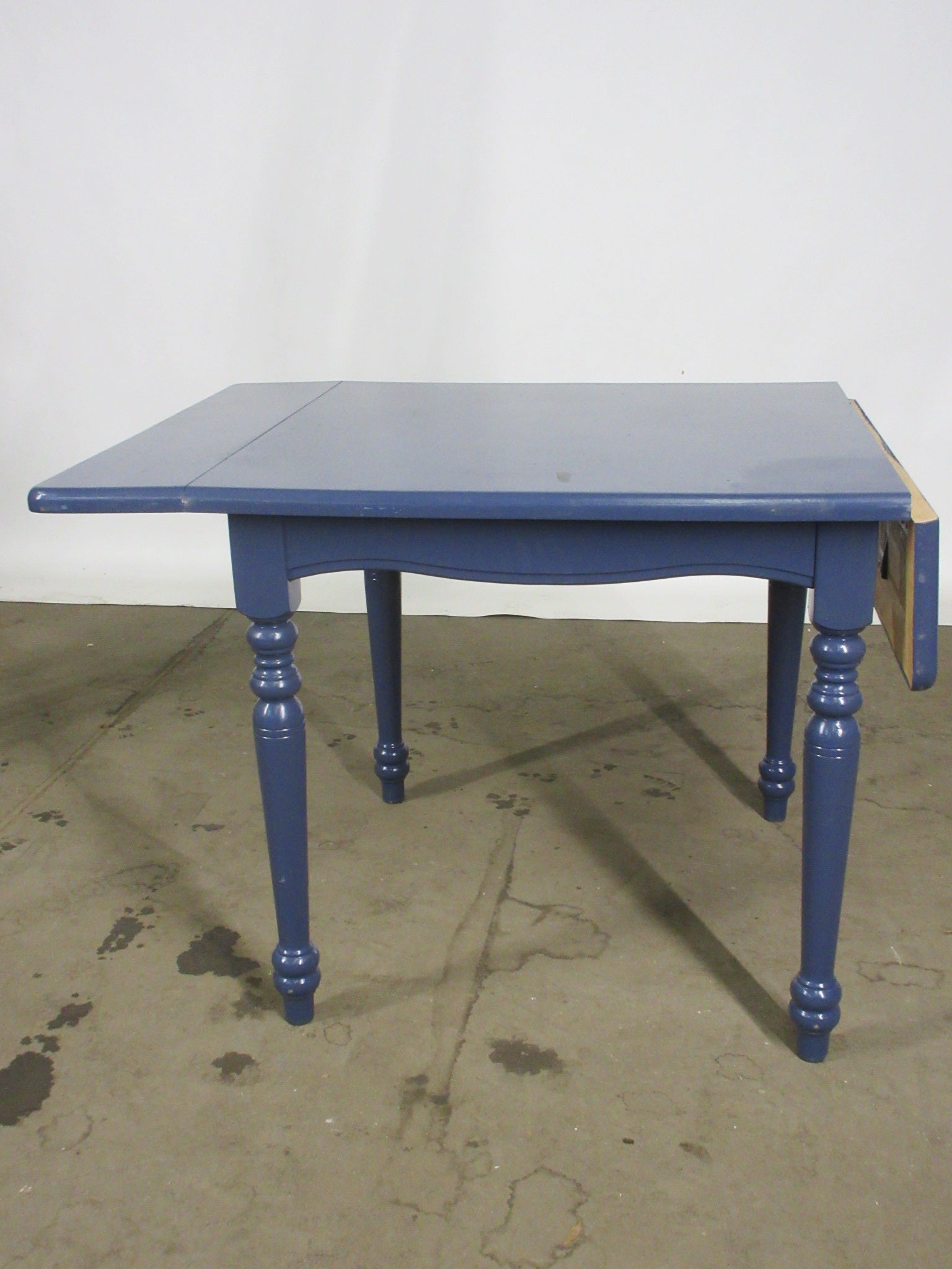 Painted Drop Leaf Table with Four Bentwood Chairs