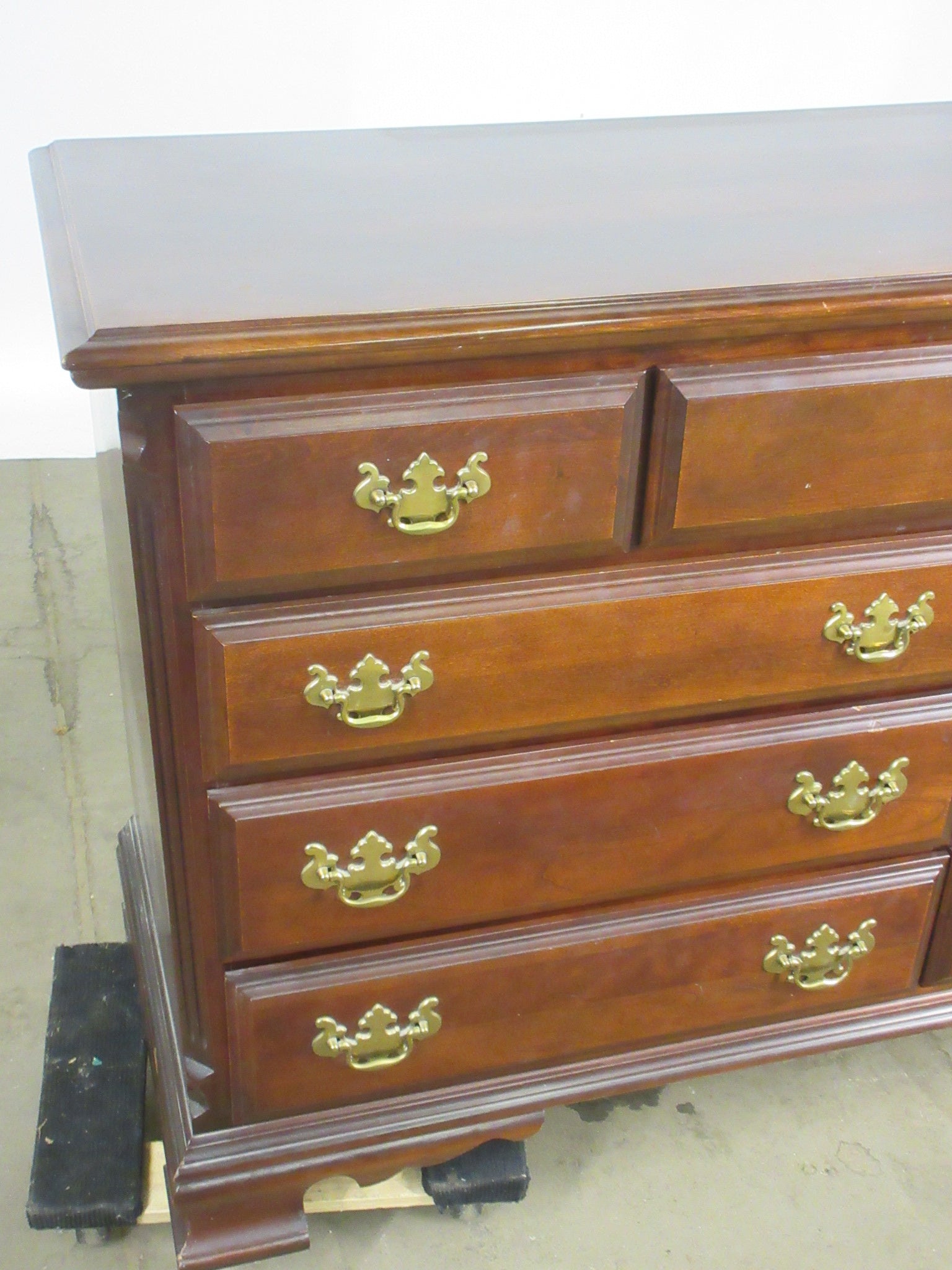 Nine Drawer Dresser with Mirror
