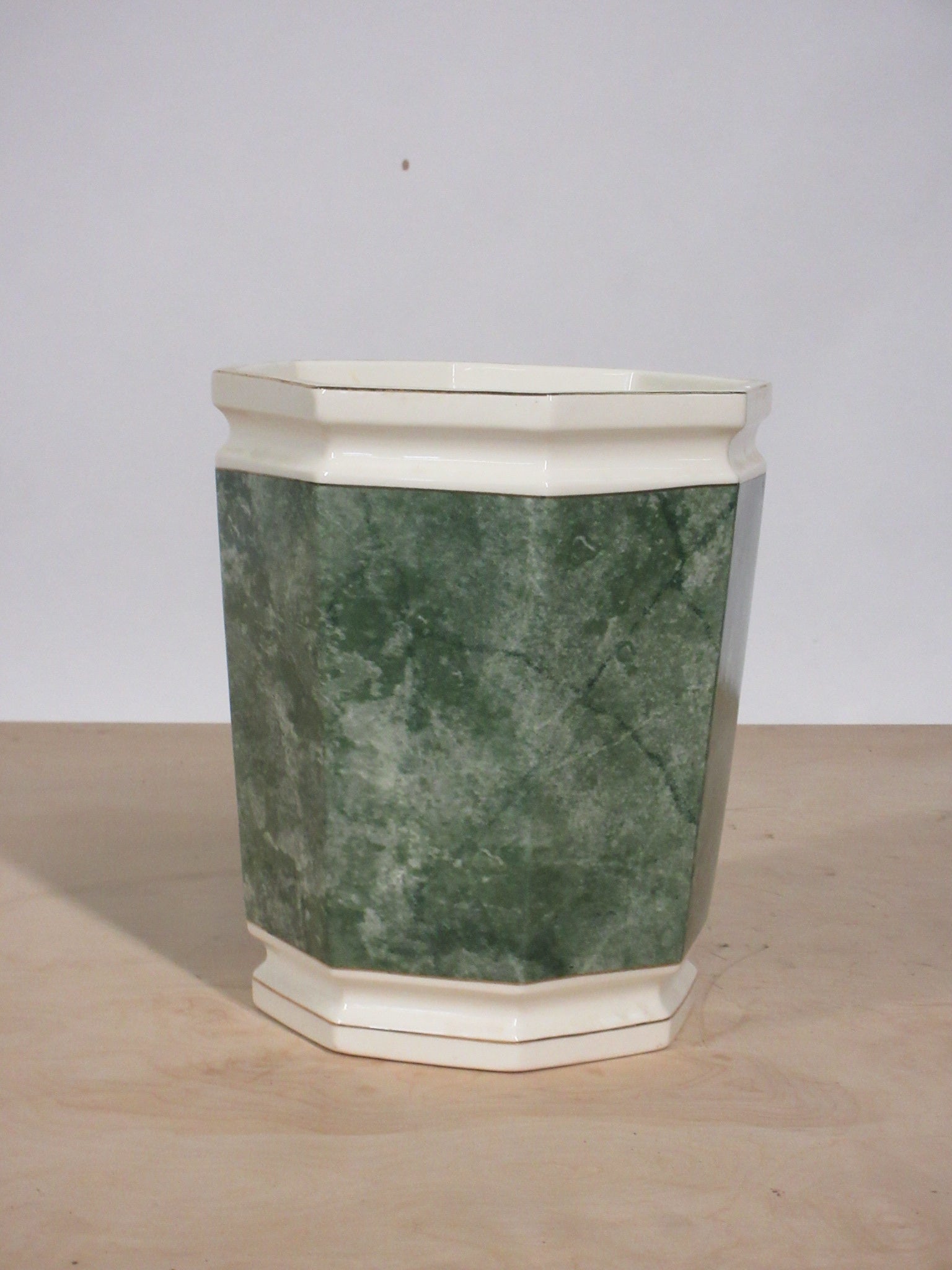 Croscill Carrara Porcelain Trash Holder