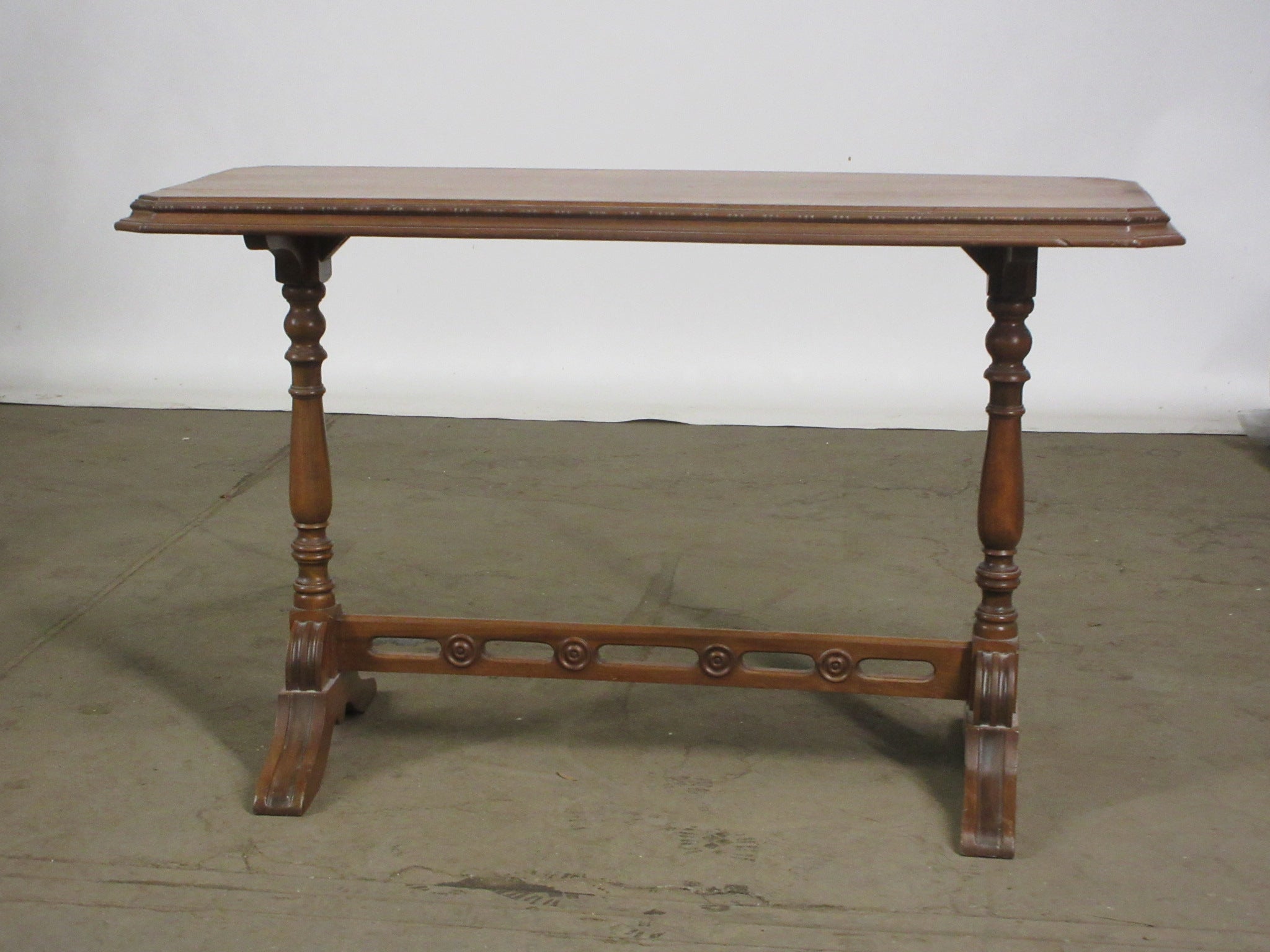Carved Wood Console Table