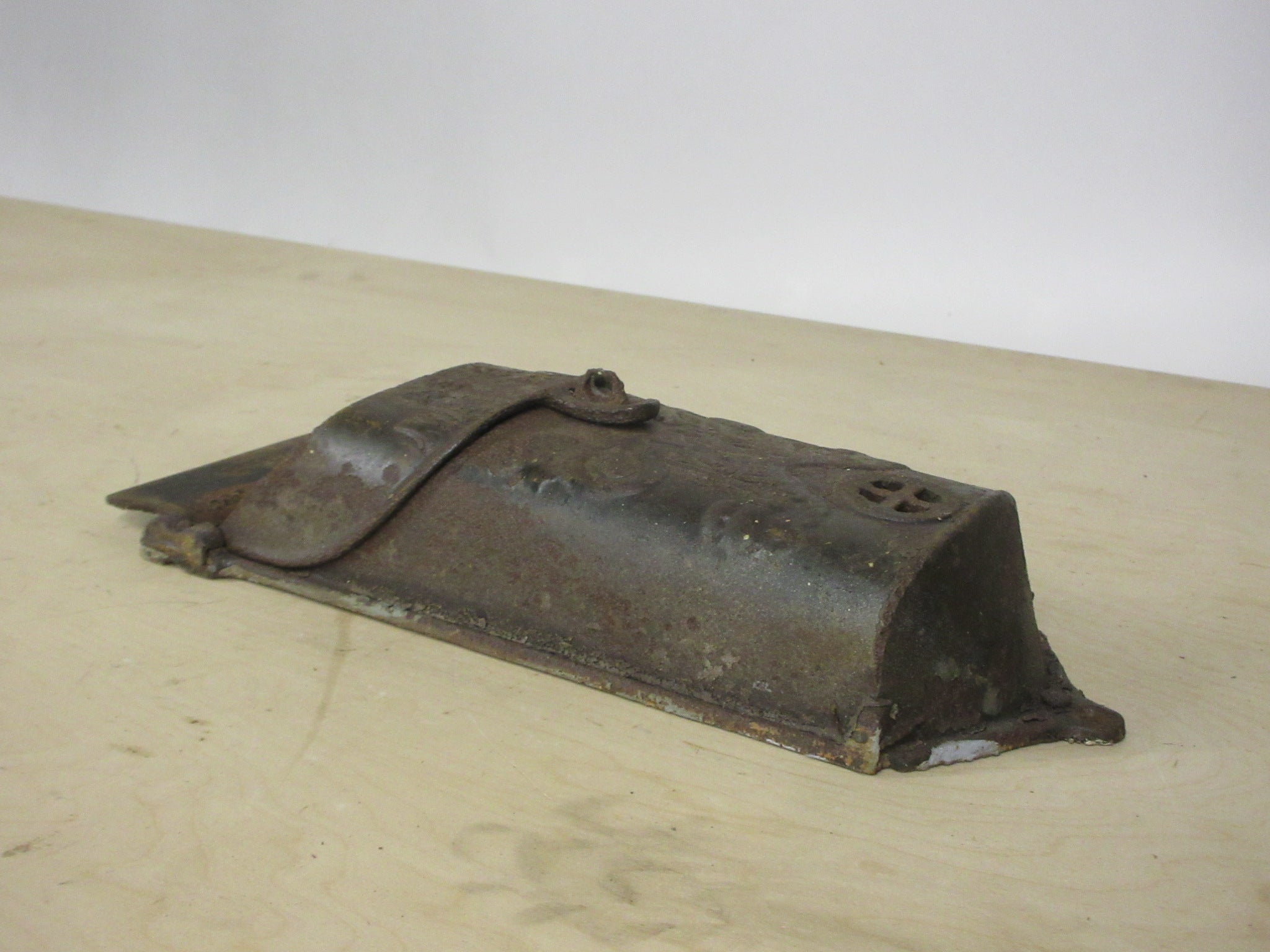 Vintage No. 3 Iron Flush Mount Mailbox
