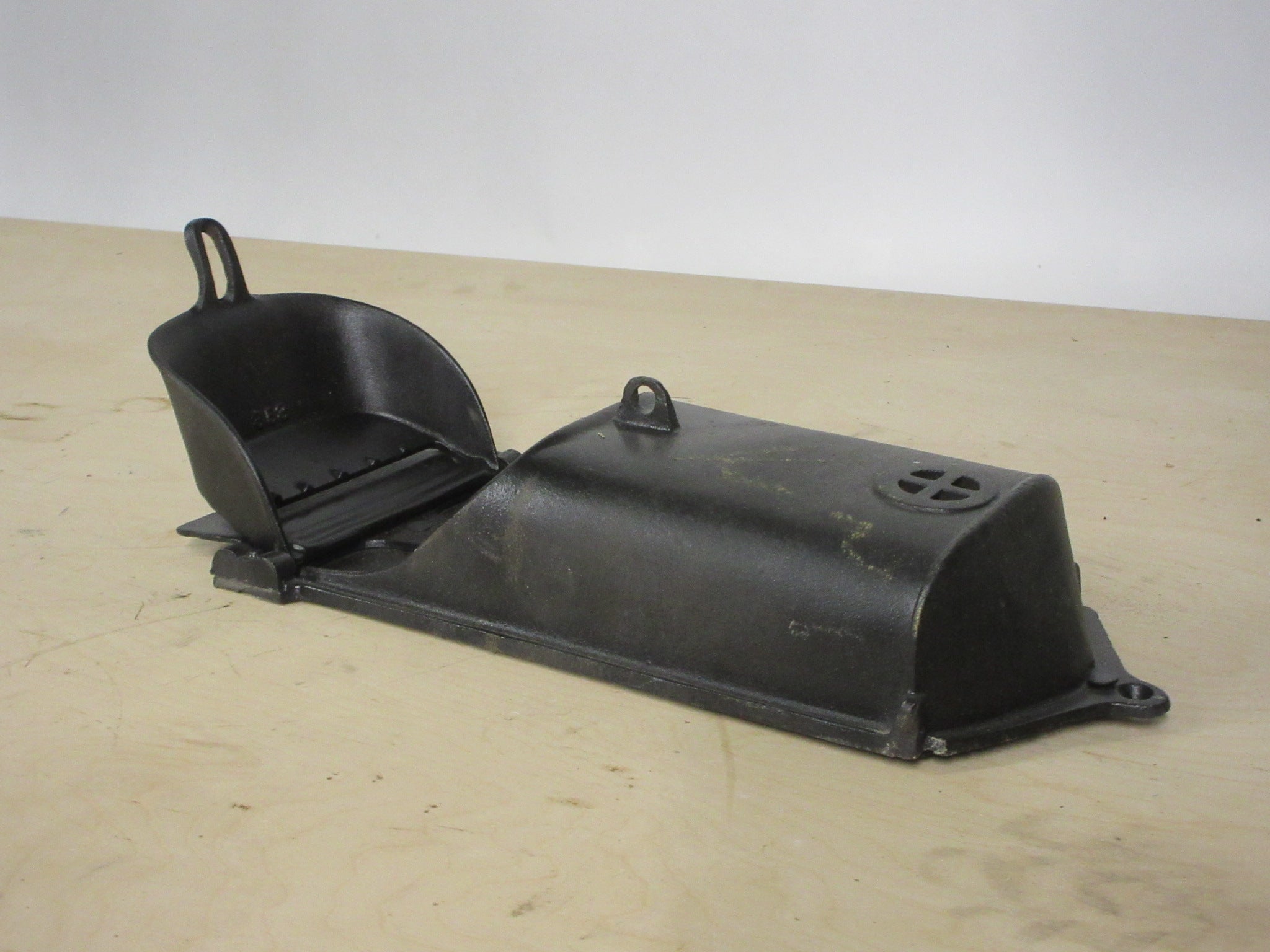 Flush Mount Black Iron Mailbox