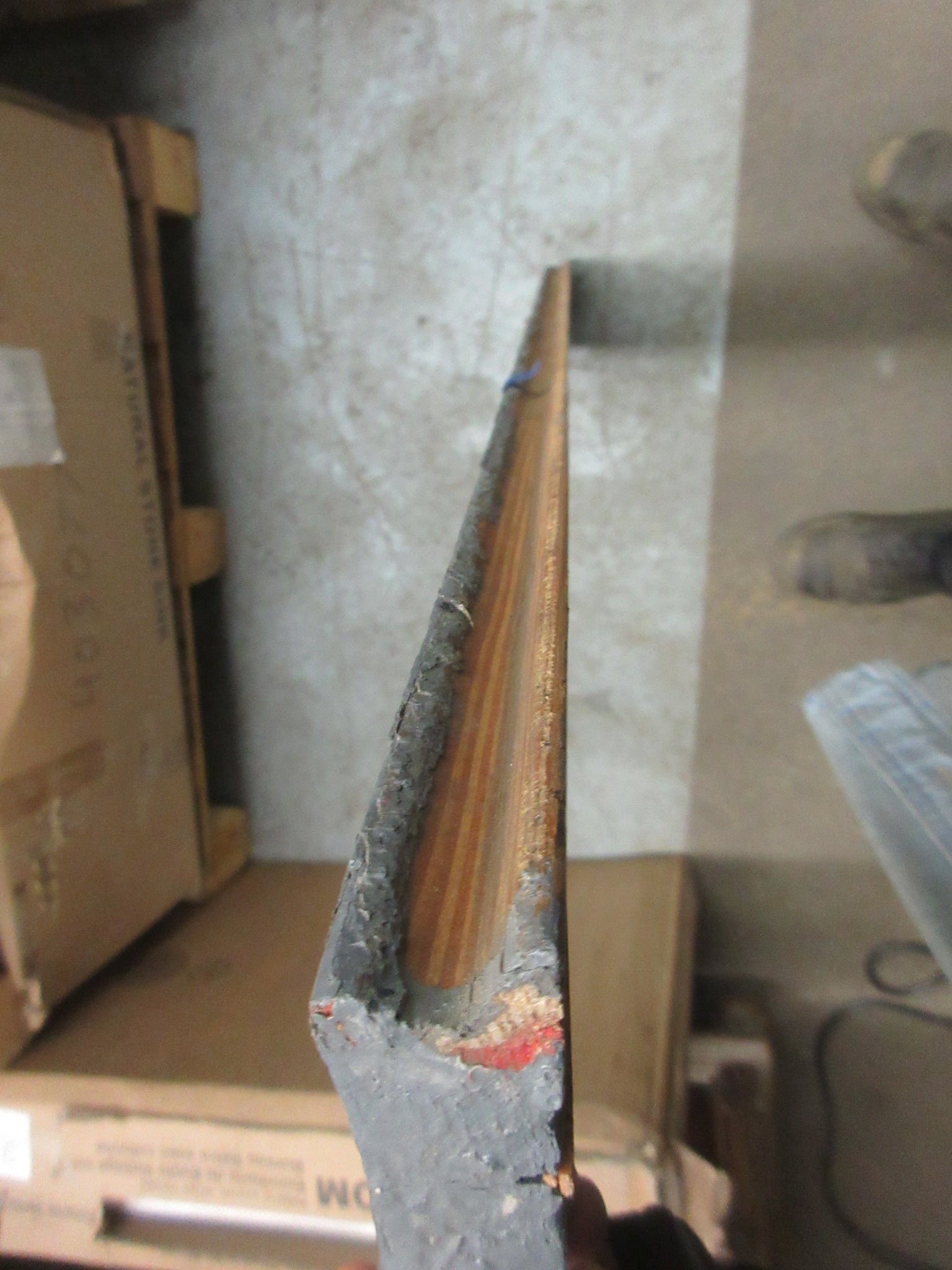Salvaged Bowling Gutter Lumber