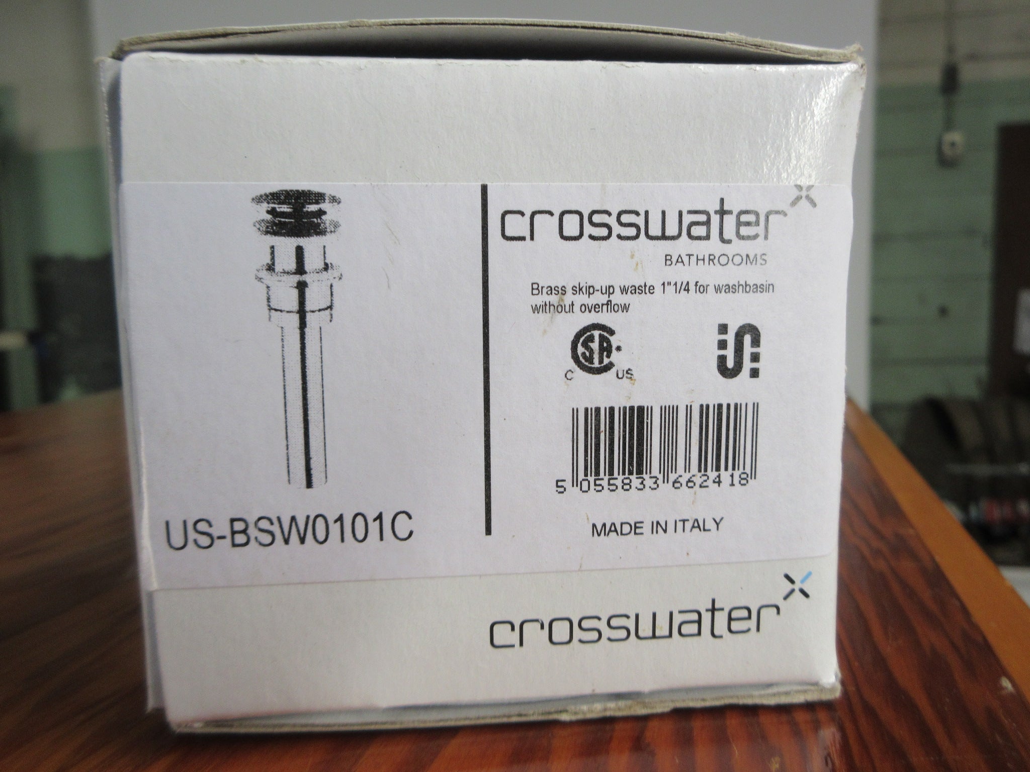 Crosswater Brass Skip-up Waste 1 1/4"
