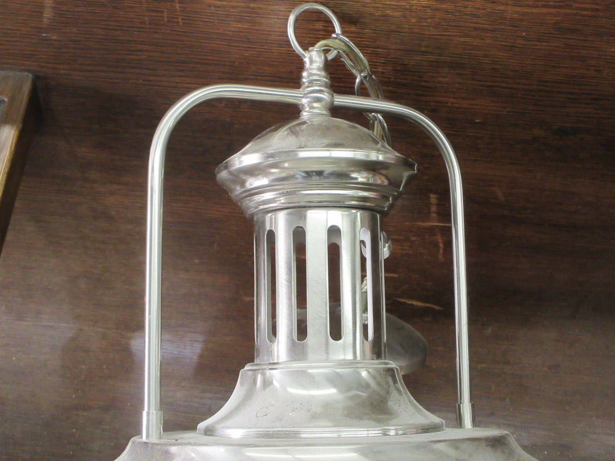 Stainless Industrial Ceiling Mount Light Fixture