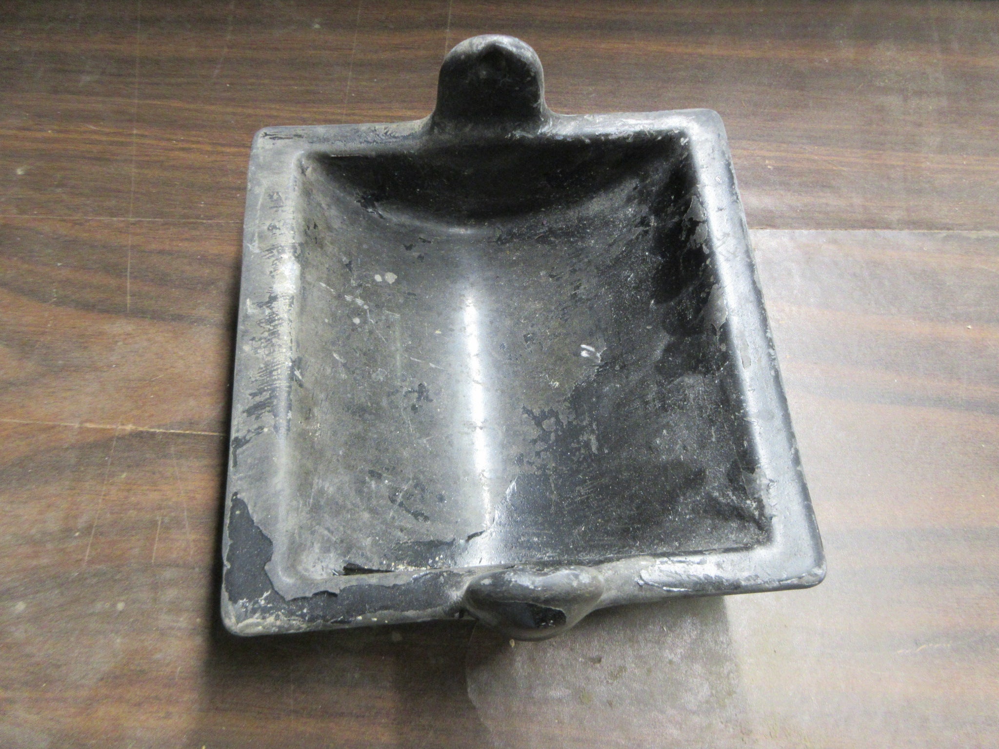 Salvaged Cast Iron Recessed Toilet Paper Holder