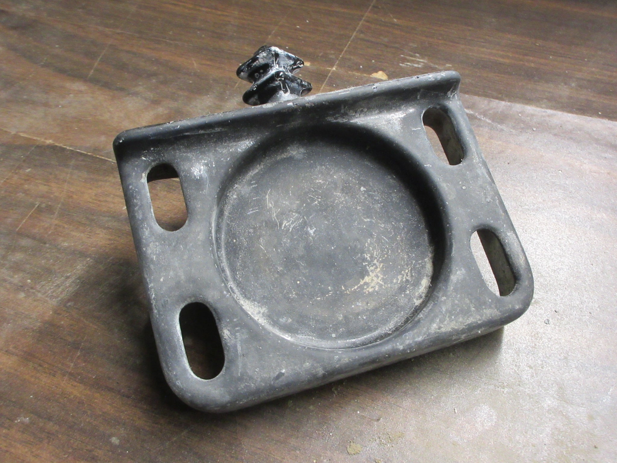 Salvaged Cast Iron Toothbrush Holder