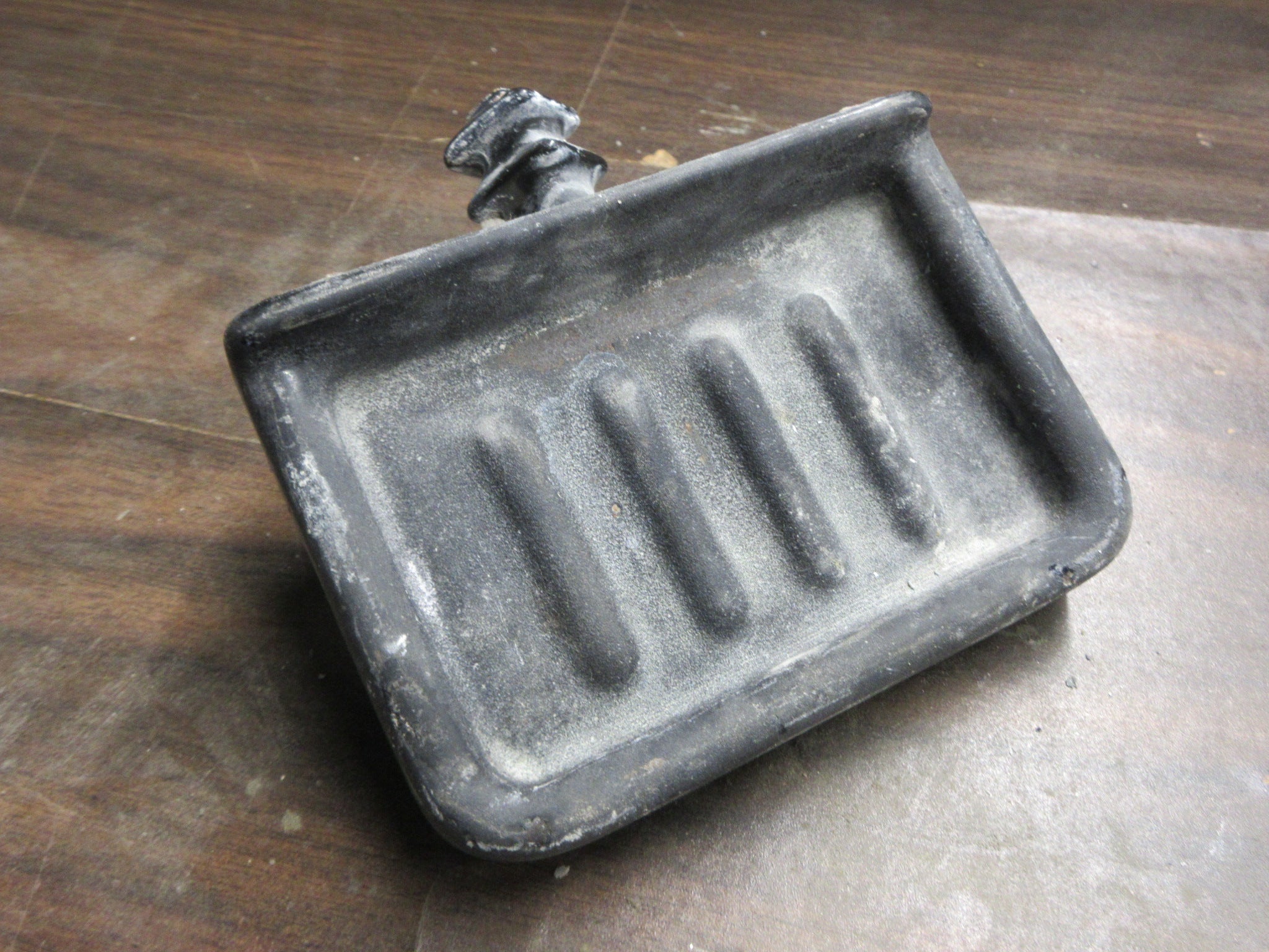 Salvaged Cast Iron Soap Dish