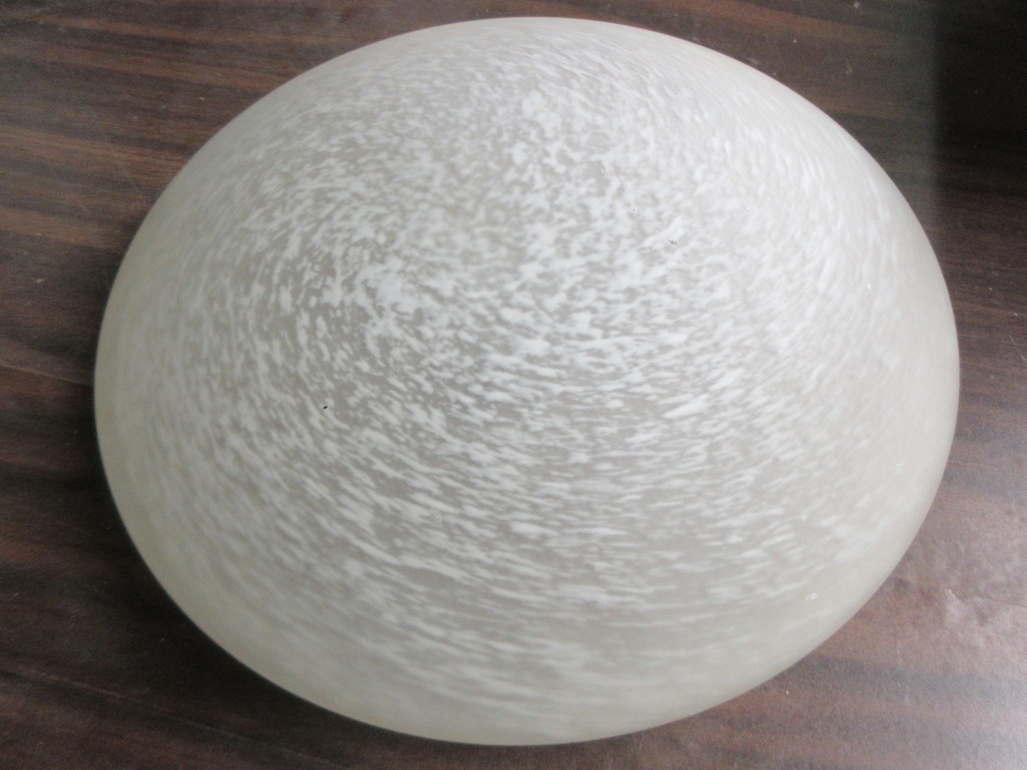 Frosted Glass Light Shade with Dapple Pattern