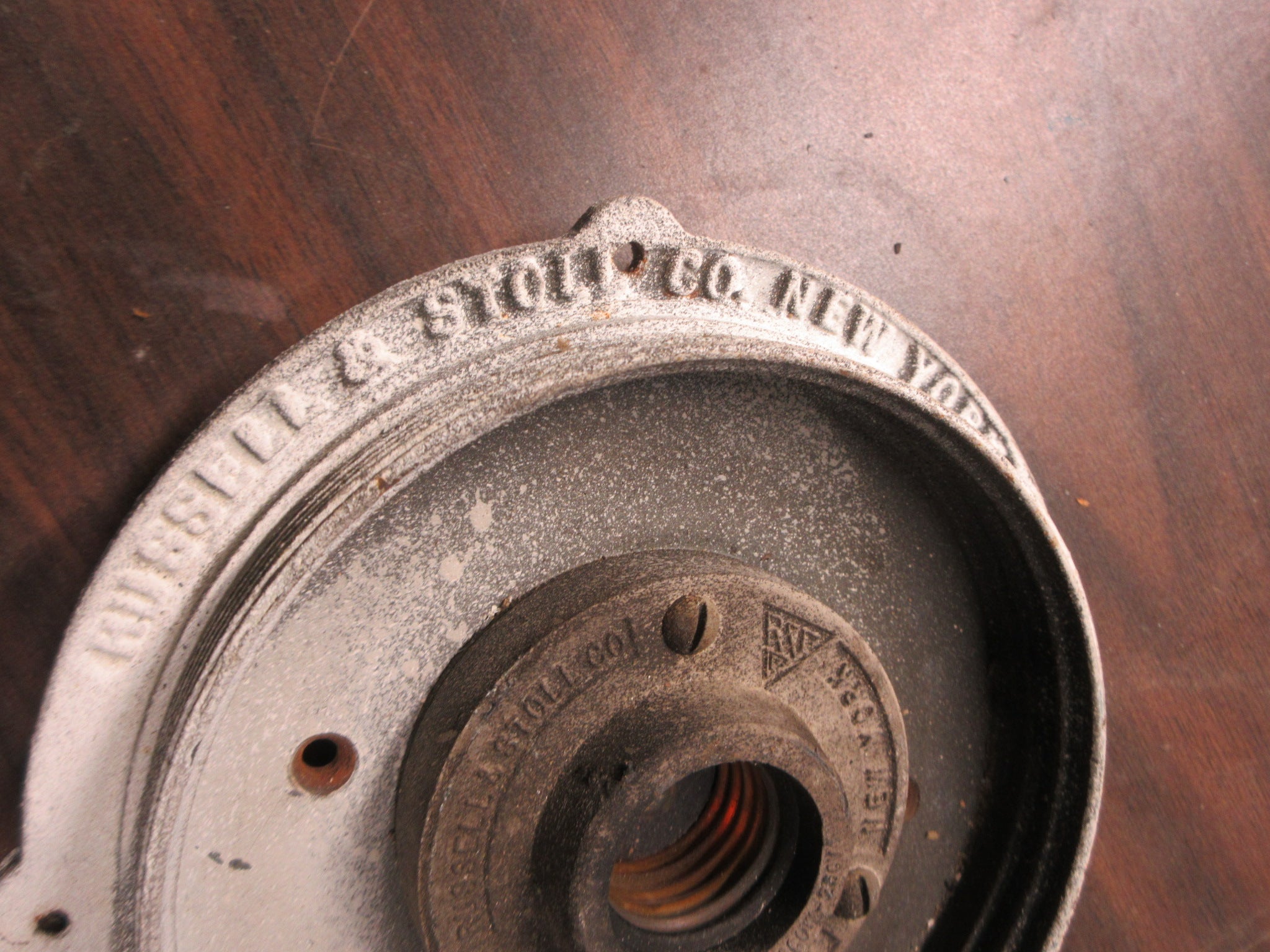 Vintage Industrial Metal Light Fitting