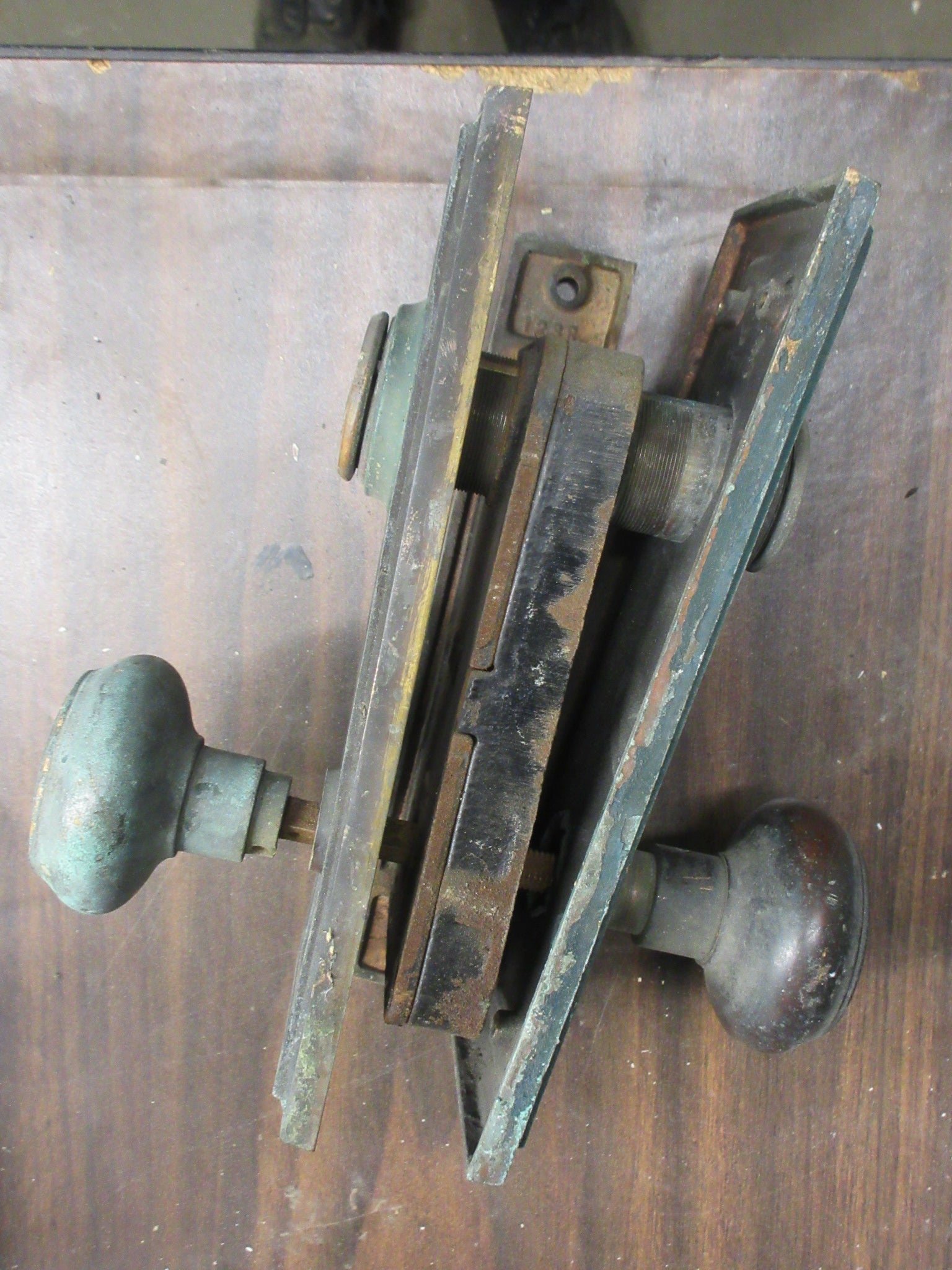 Brass Doorknob Set with Mortise