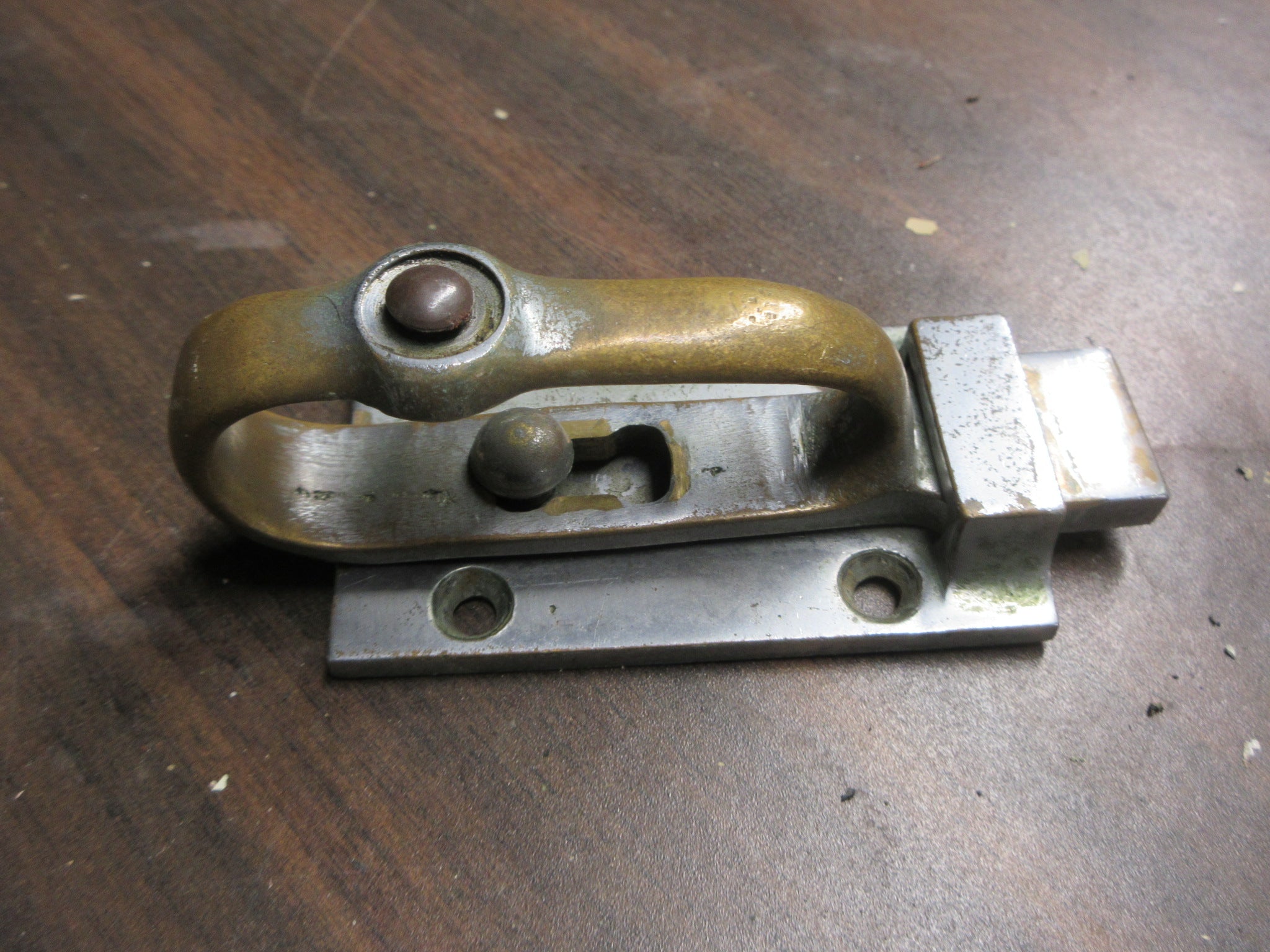 Vintage Sliding Brass Latch