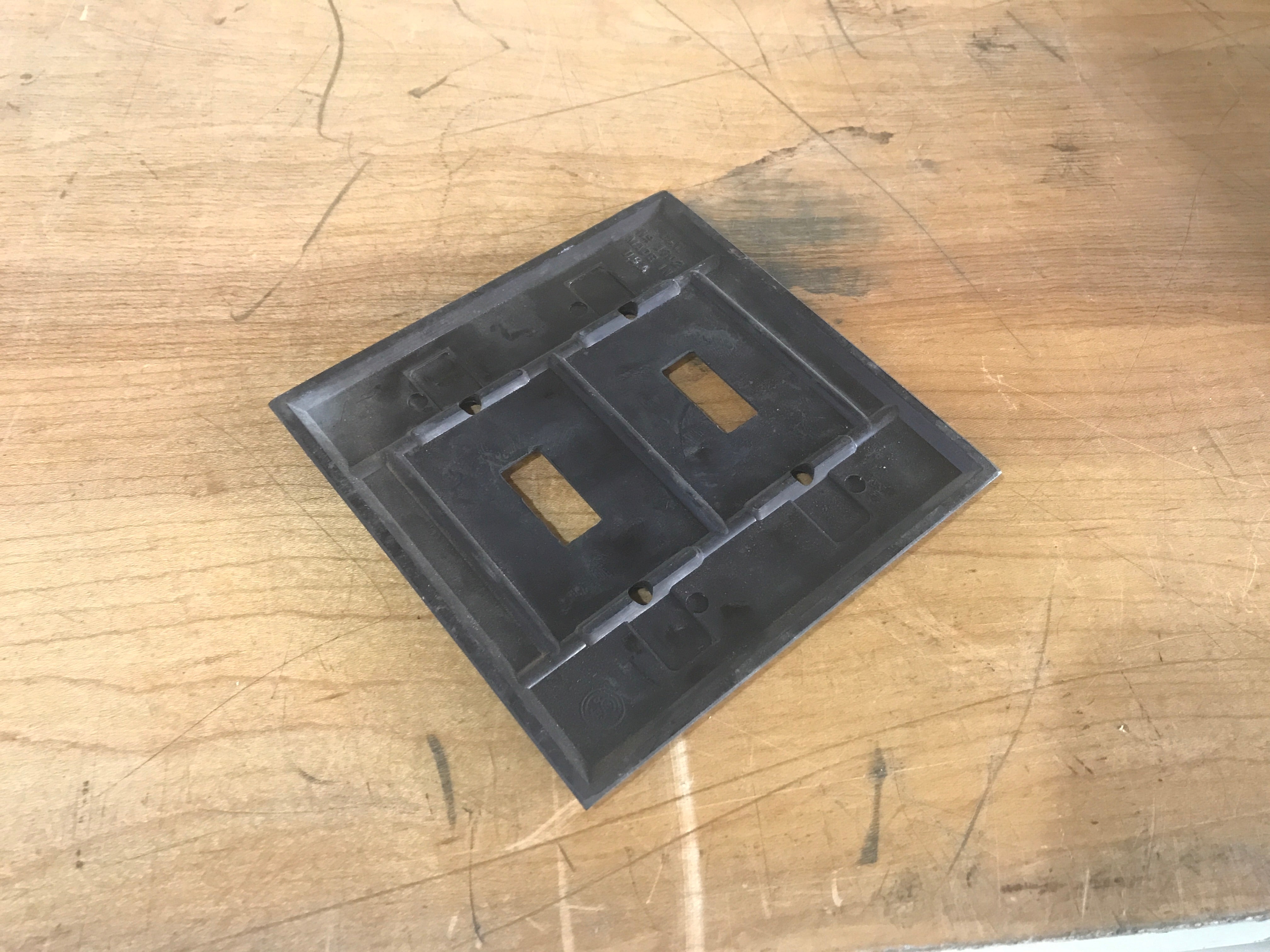 Vintage Dual Switch Covers, Pair of Two