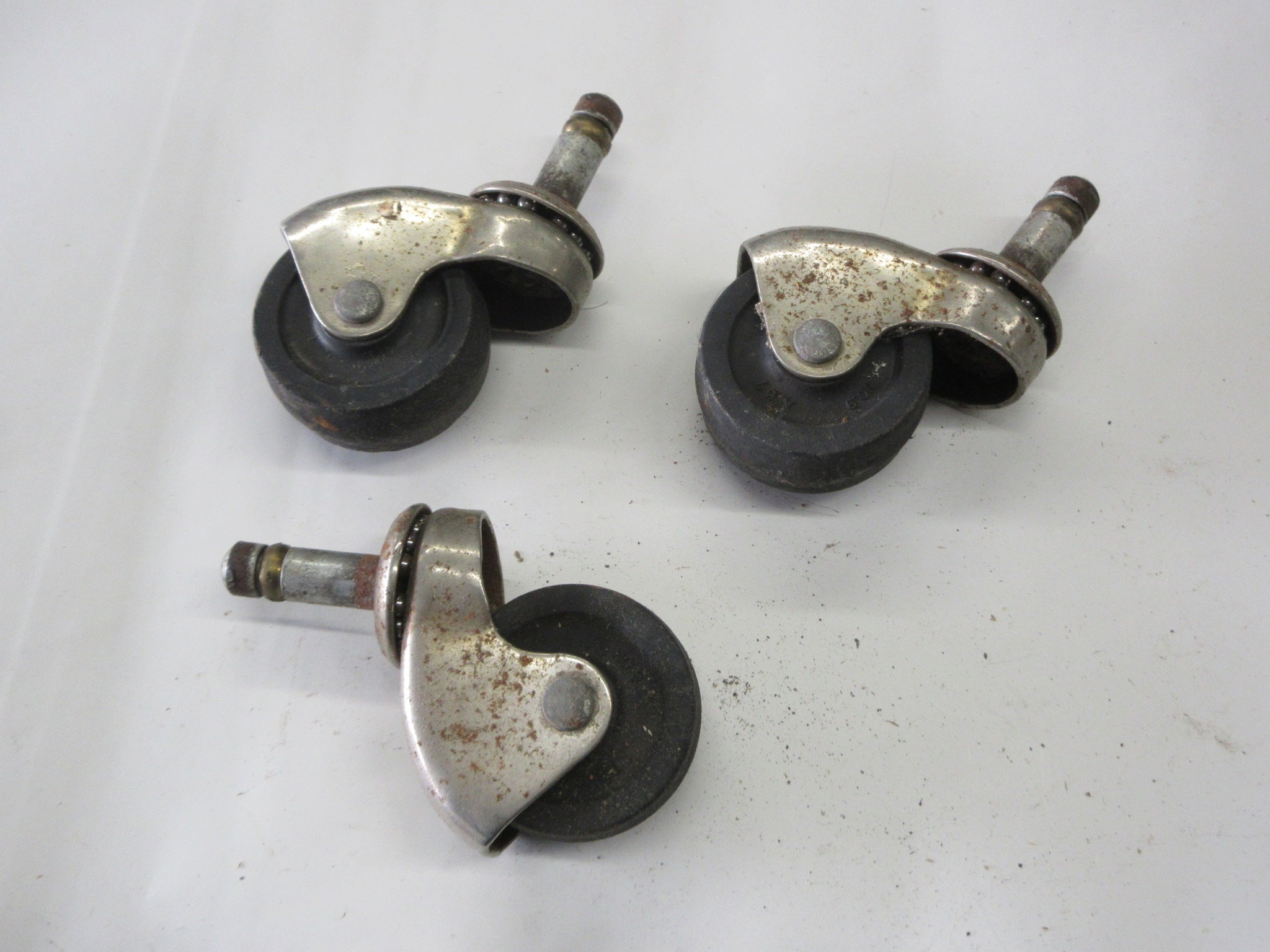 Vintage Swivel Casters (Set of Three)