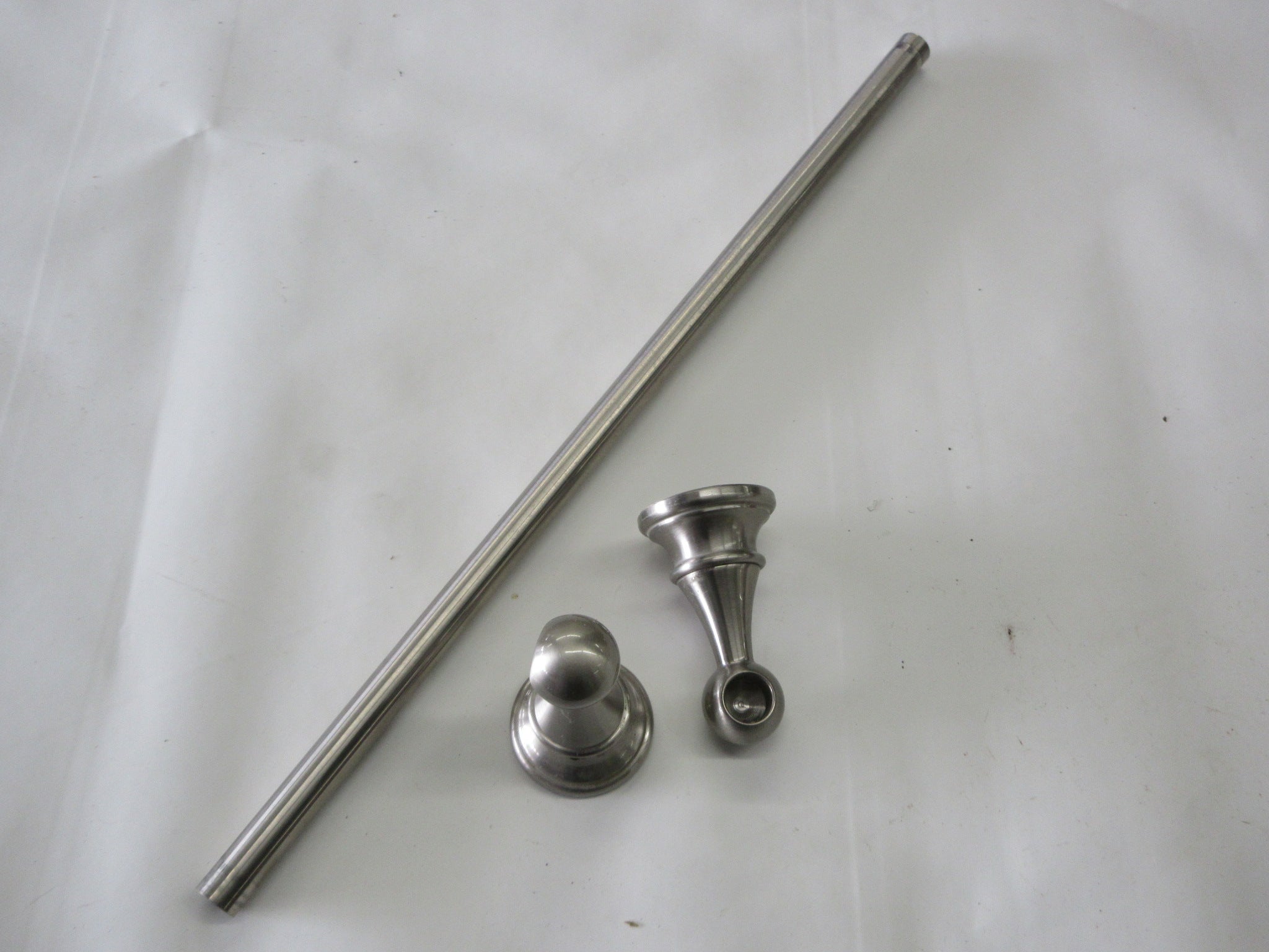 Brass 18" Towel Bar with Holders