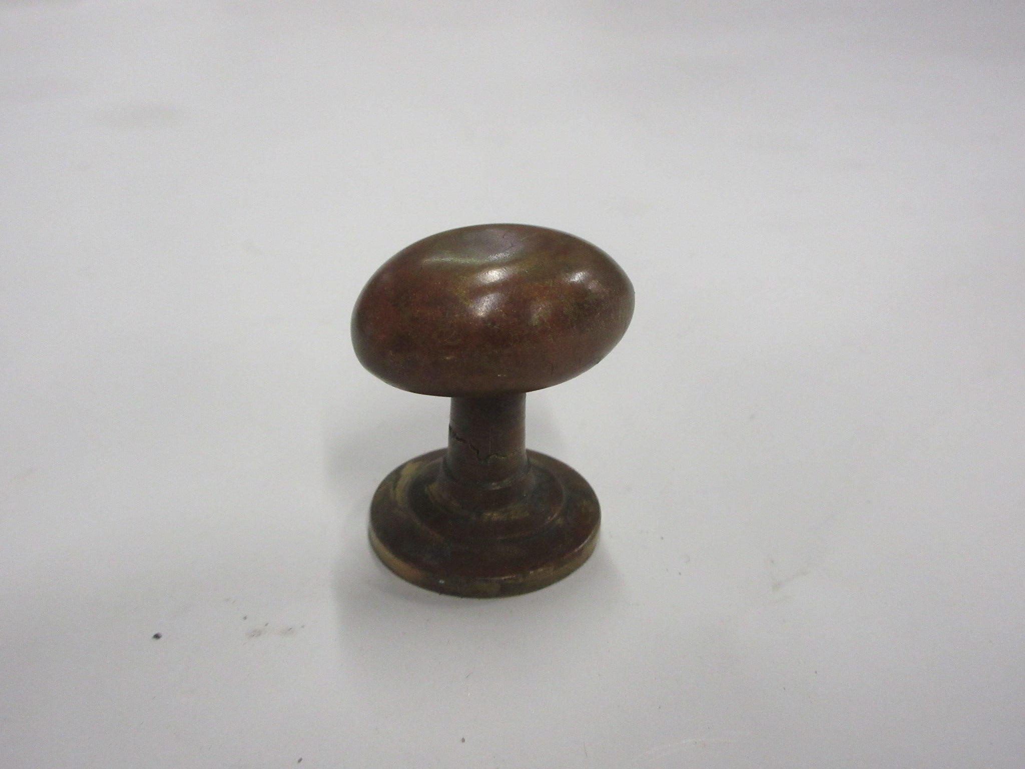 Vintage Brass Football Knob 1"