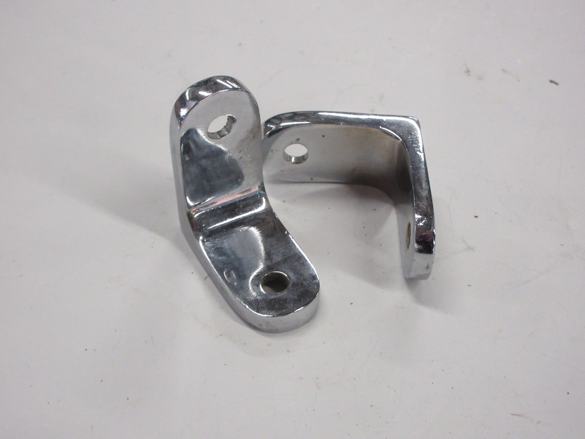 Chrome Finish 90 Degree Mounting Bracket (Set of Two)