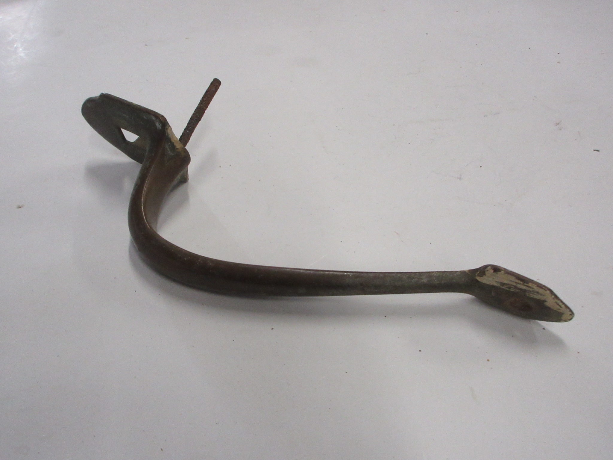 Vintage Brass Thumb Press Door Pull