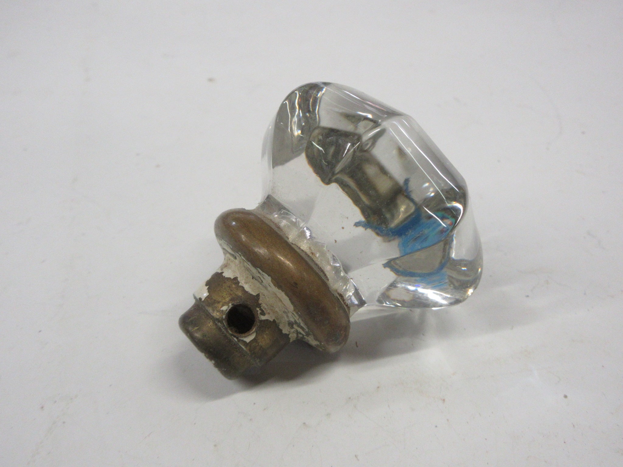 Faceted Glass Vintage Door Knob